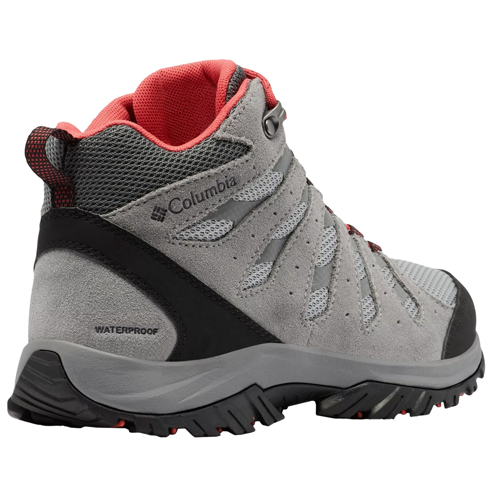 Buty Damskie Columbia Redmond III MID Waterproof - Steam/Red Coral