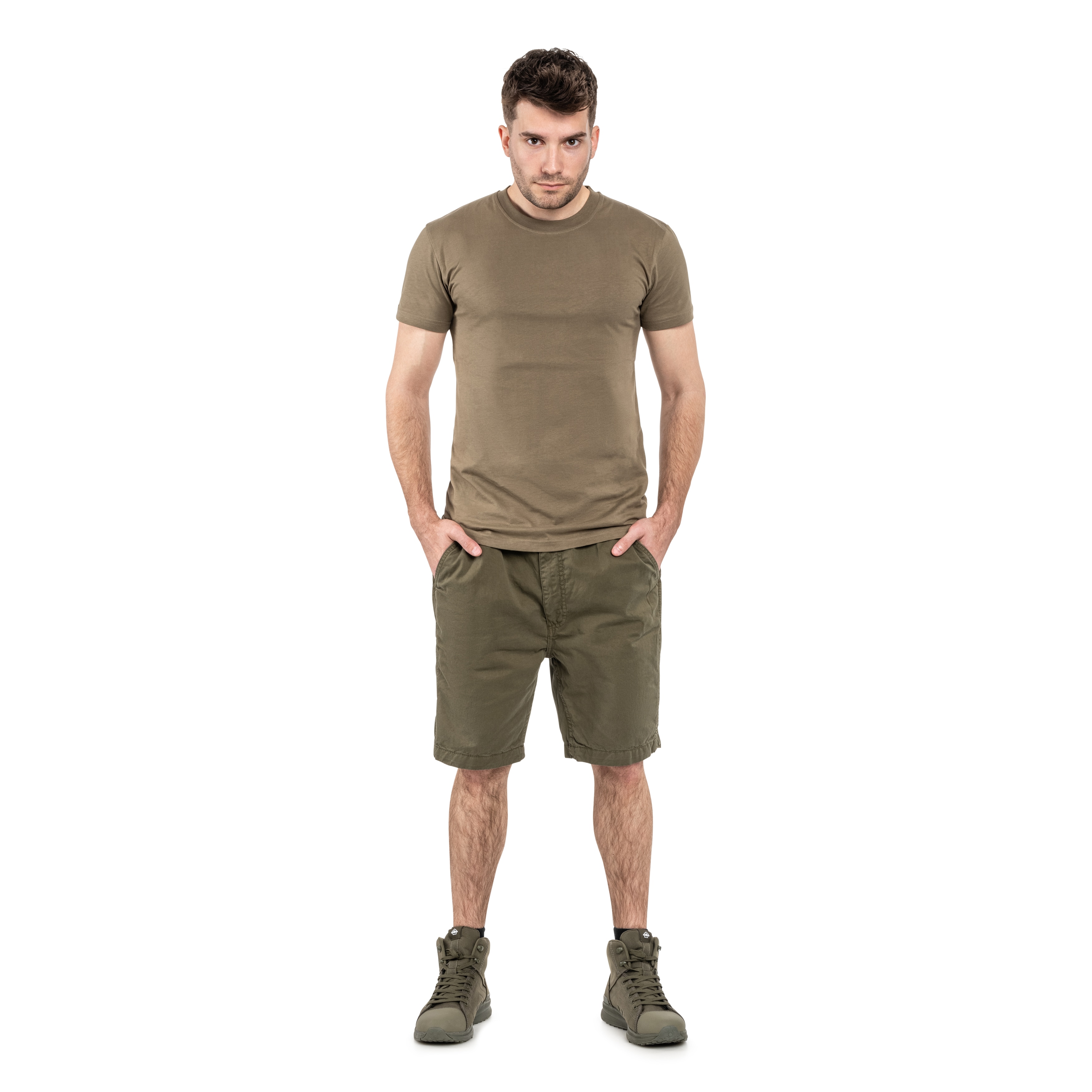 Szorty Alpha Industries Basic Cotton Short - Dark Olive