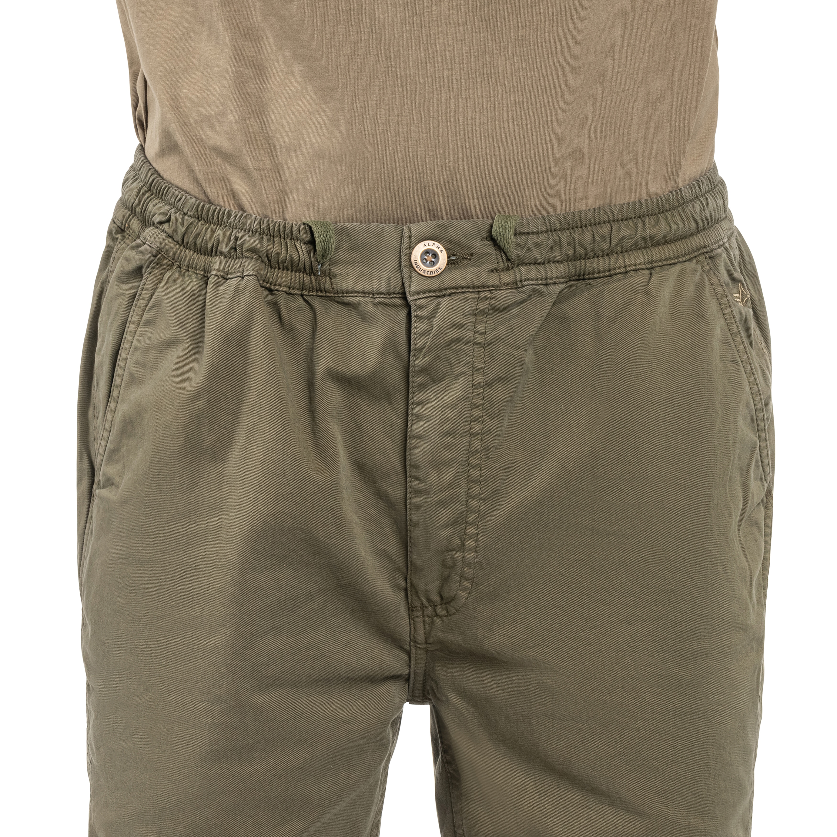 Szorty Alpha Industries Basic Cotton Short - Dark Olive