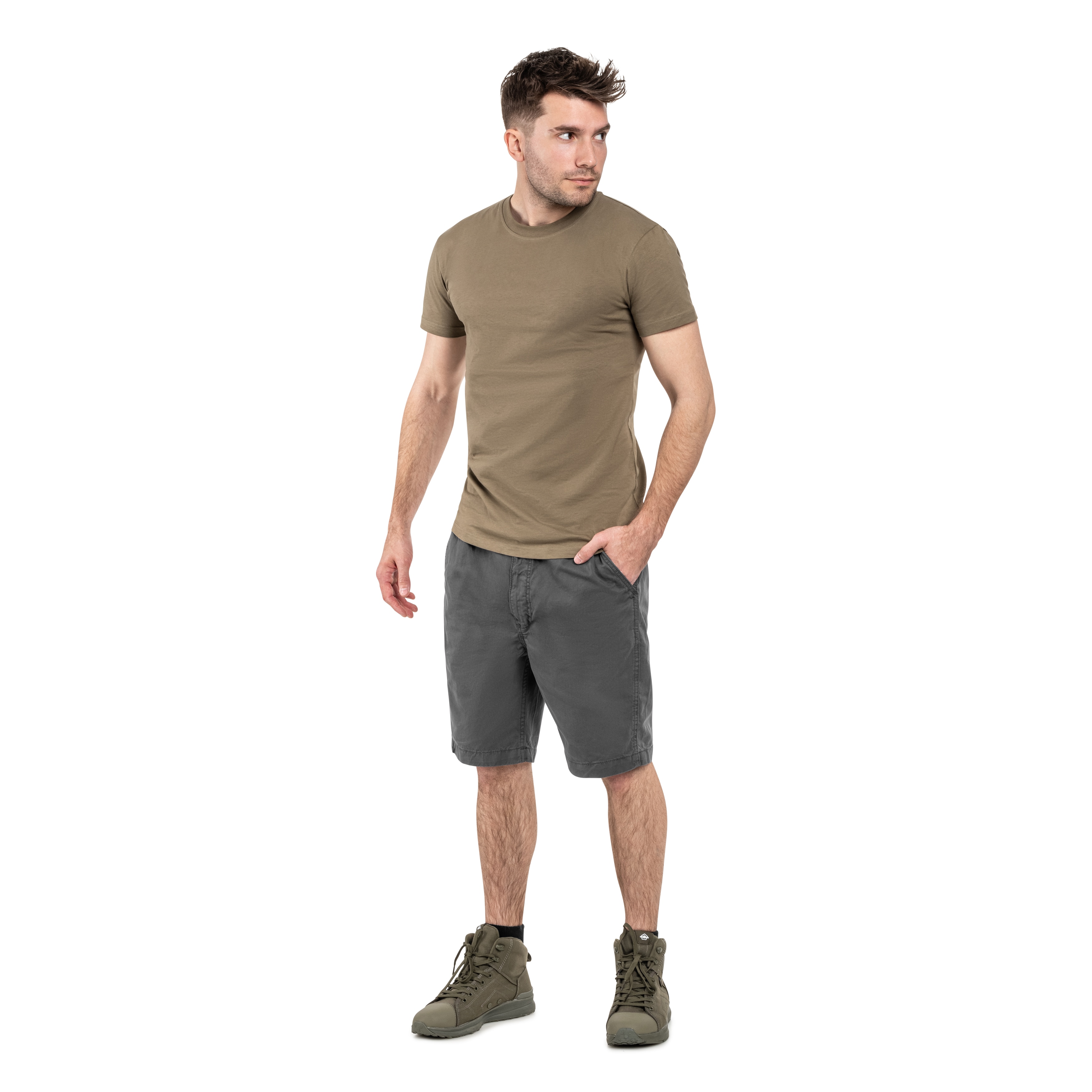 Szorty Alpha Industries Basic Cotton Short - Vintage Grey