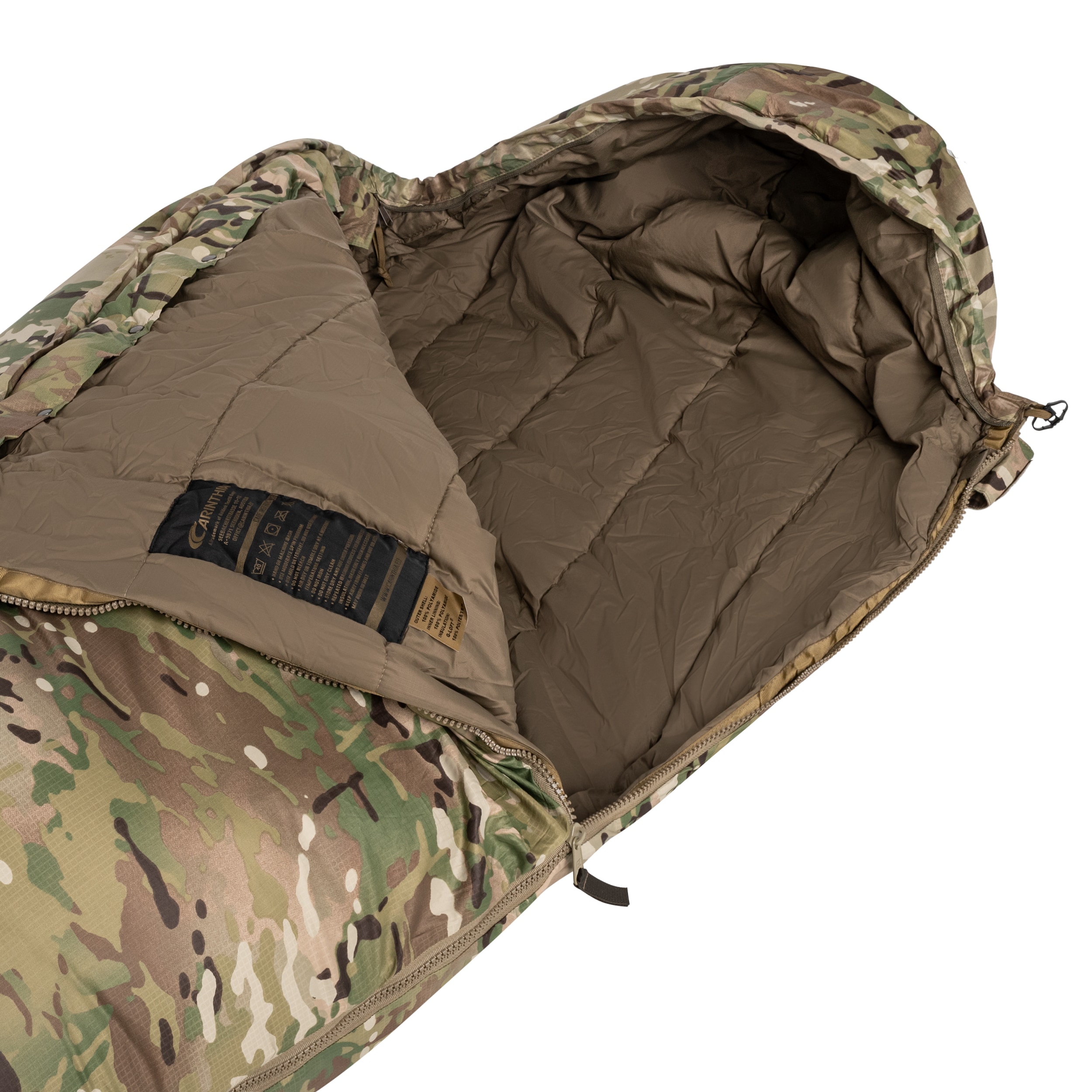 Спальний мішок Carinthia Tropen Large MultiCam - Лівий