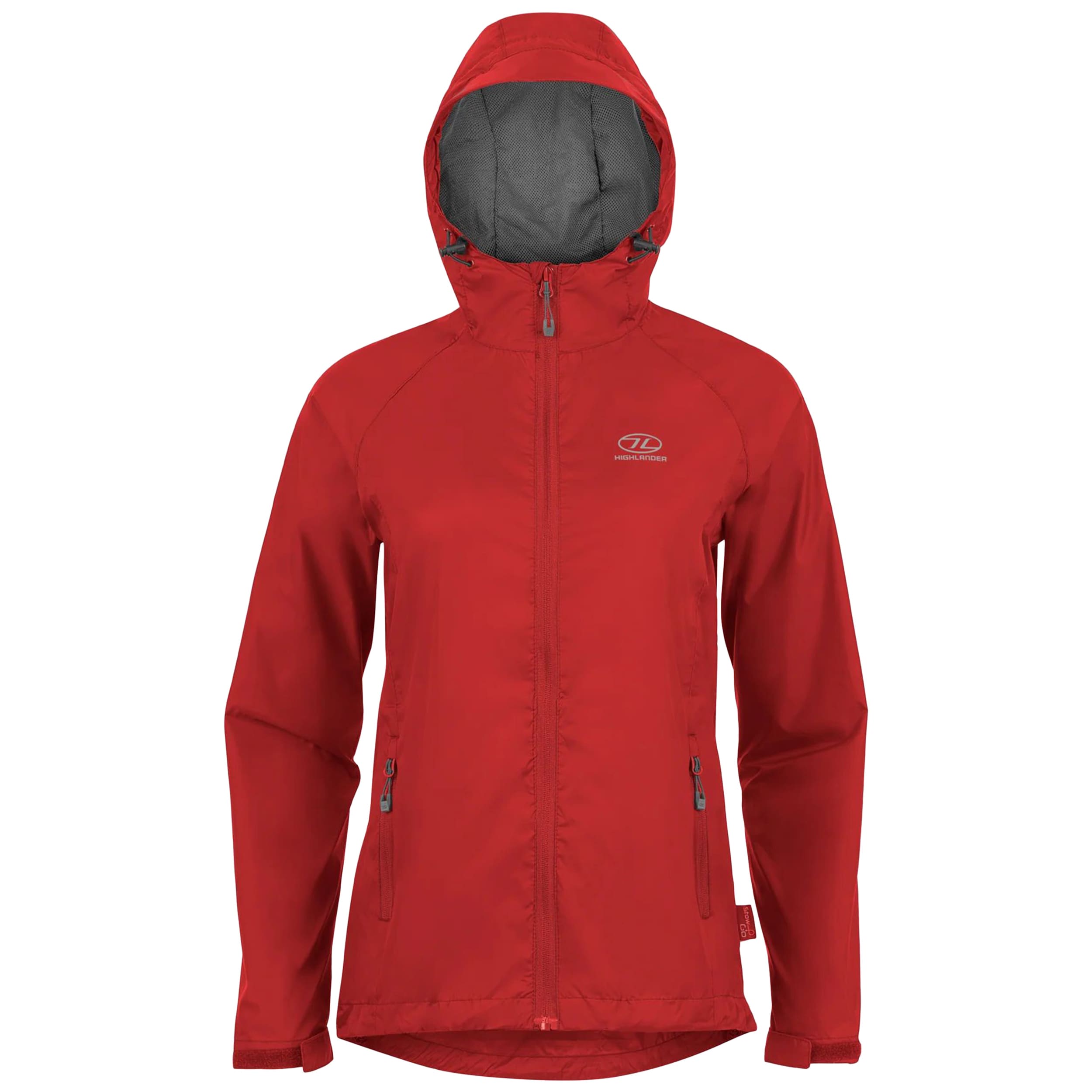 Kurtka damska Highlander Outdoor Stow & Go Pack Away - Red