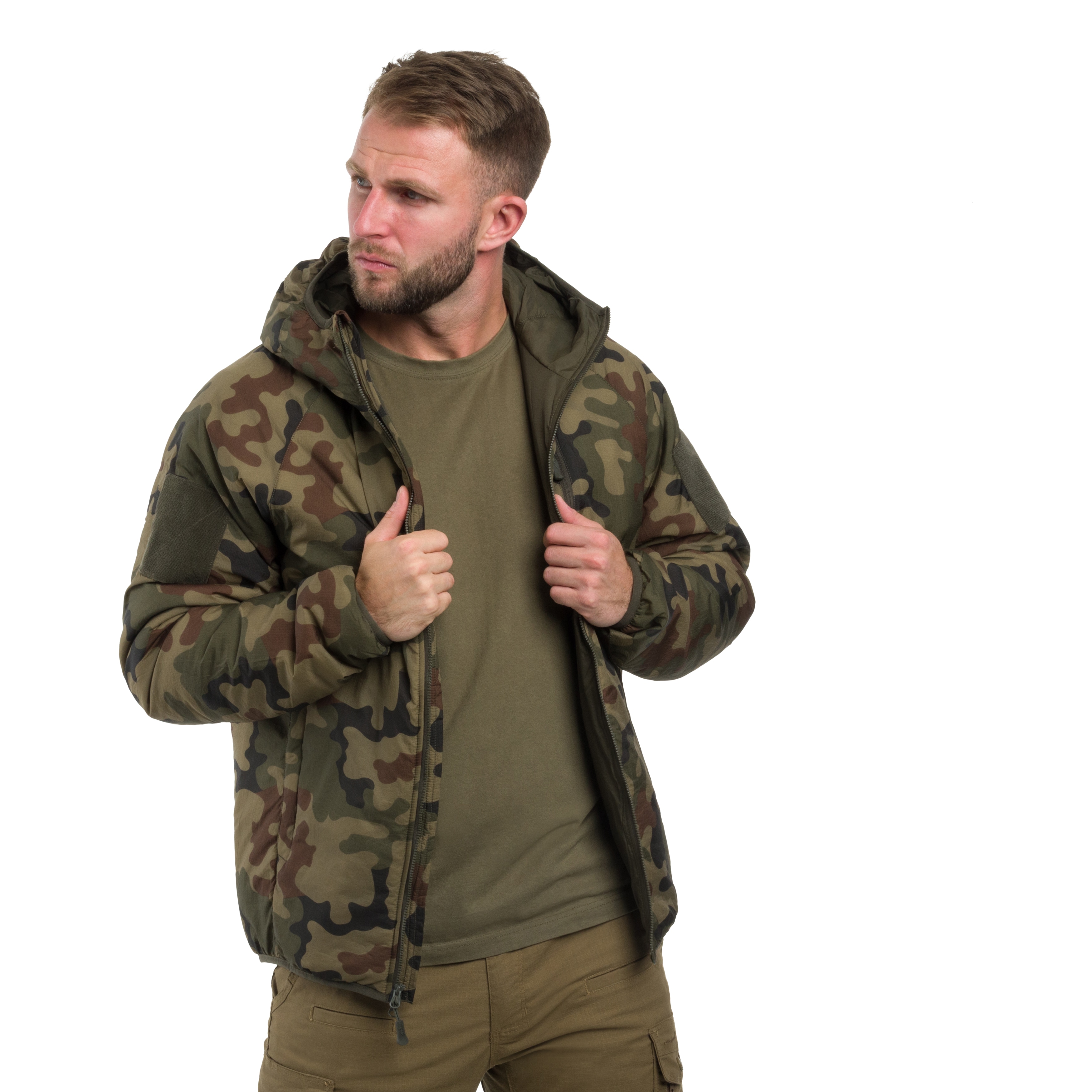 Kurtka Helikon-Tex Wolfhound Hoodie - wz.93 Pantera PL Woodland