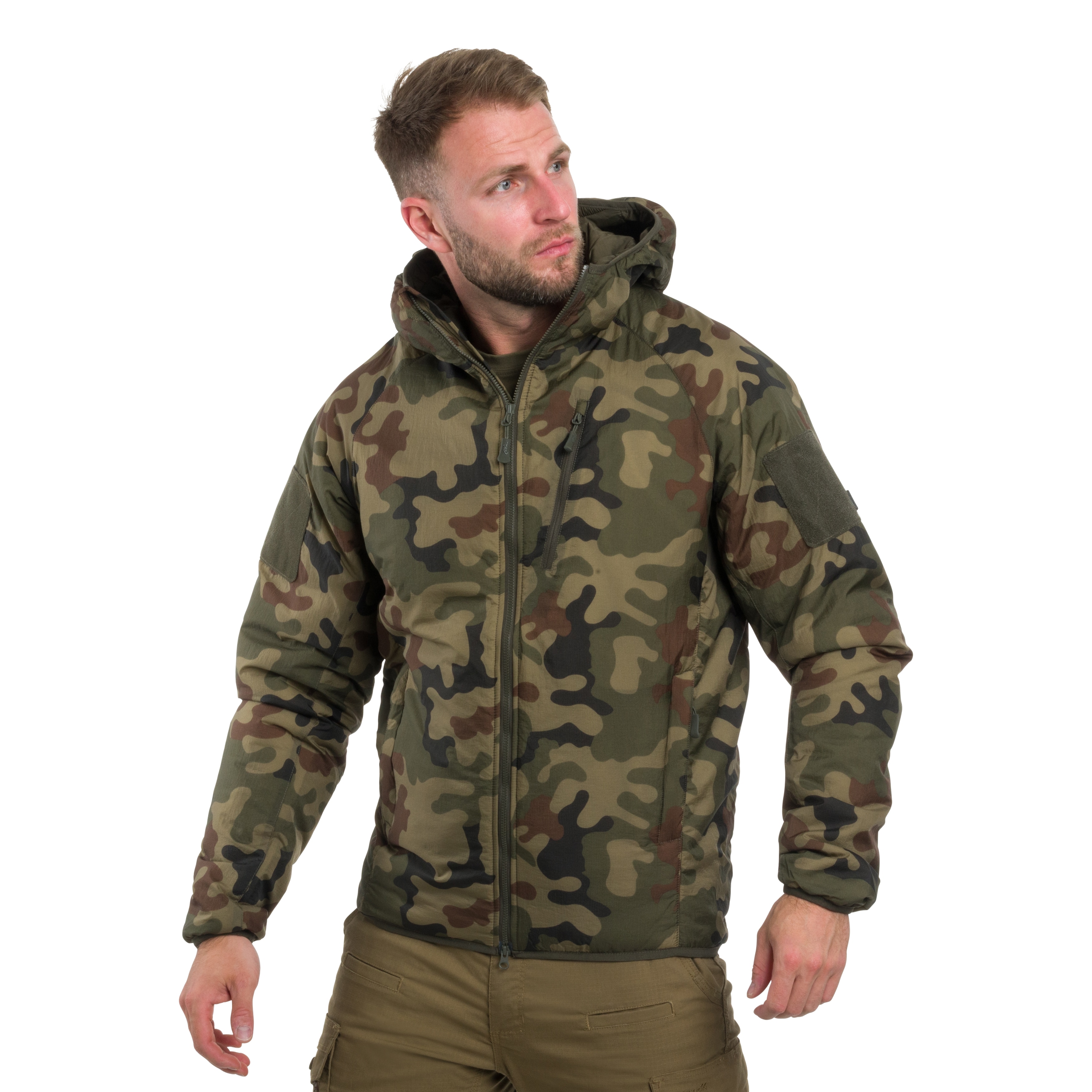 Kurtka Helikon-Tex Wolfhound Hoodie - wz.93 Pantera PL Woodland