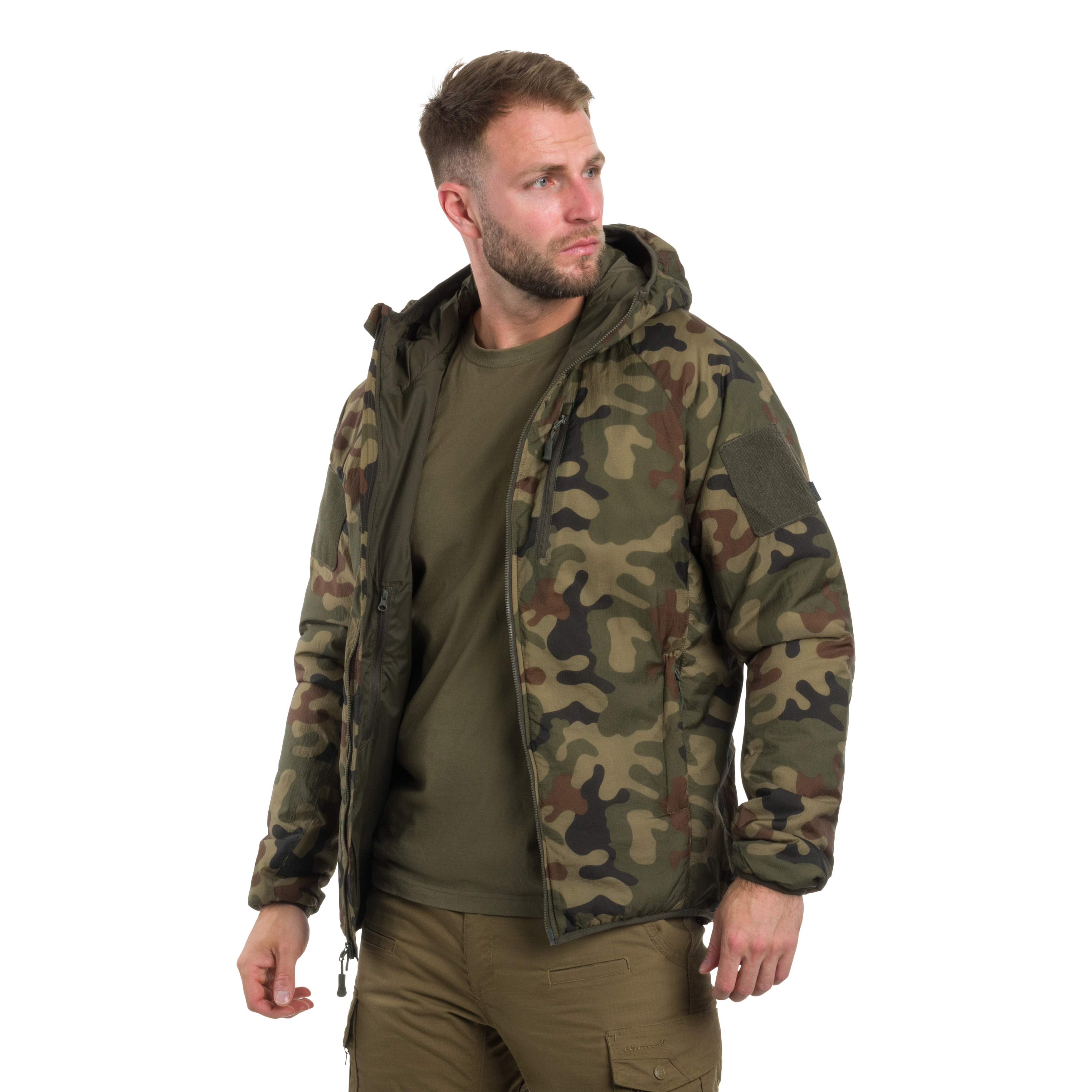 Kurtka Helikon-Tex Wolfhound Hoodie - wz.93 Pantera PL Woodland