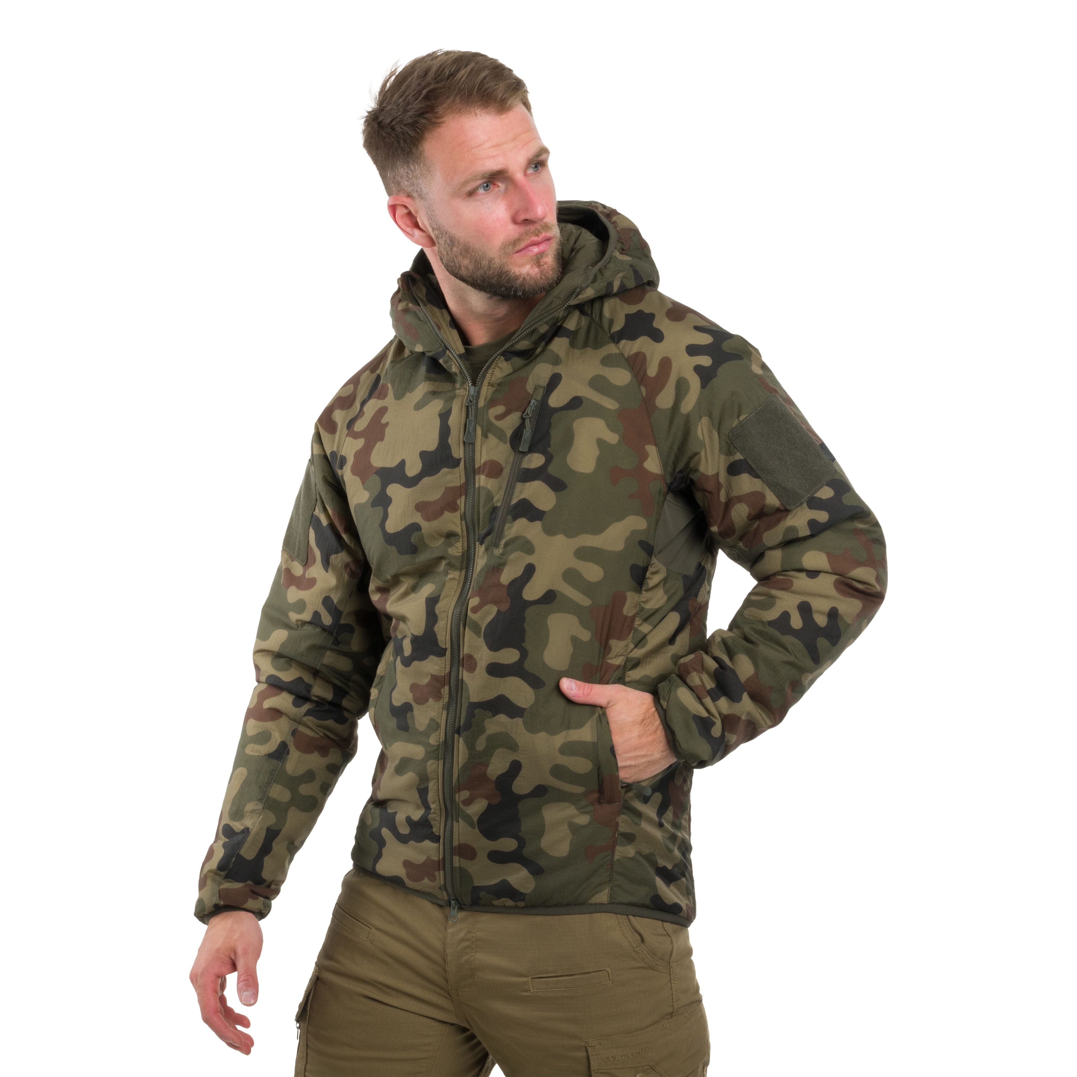 Kurtka Helikon-Tex Wolfhound Hoodie - wz.93 Pantera PL Woodland