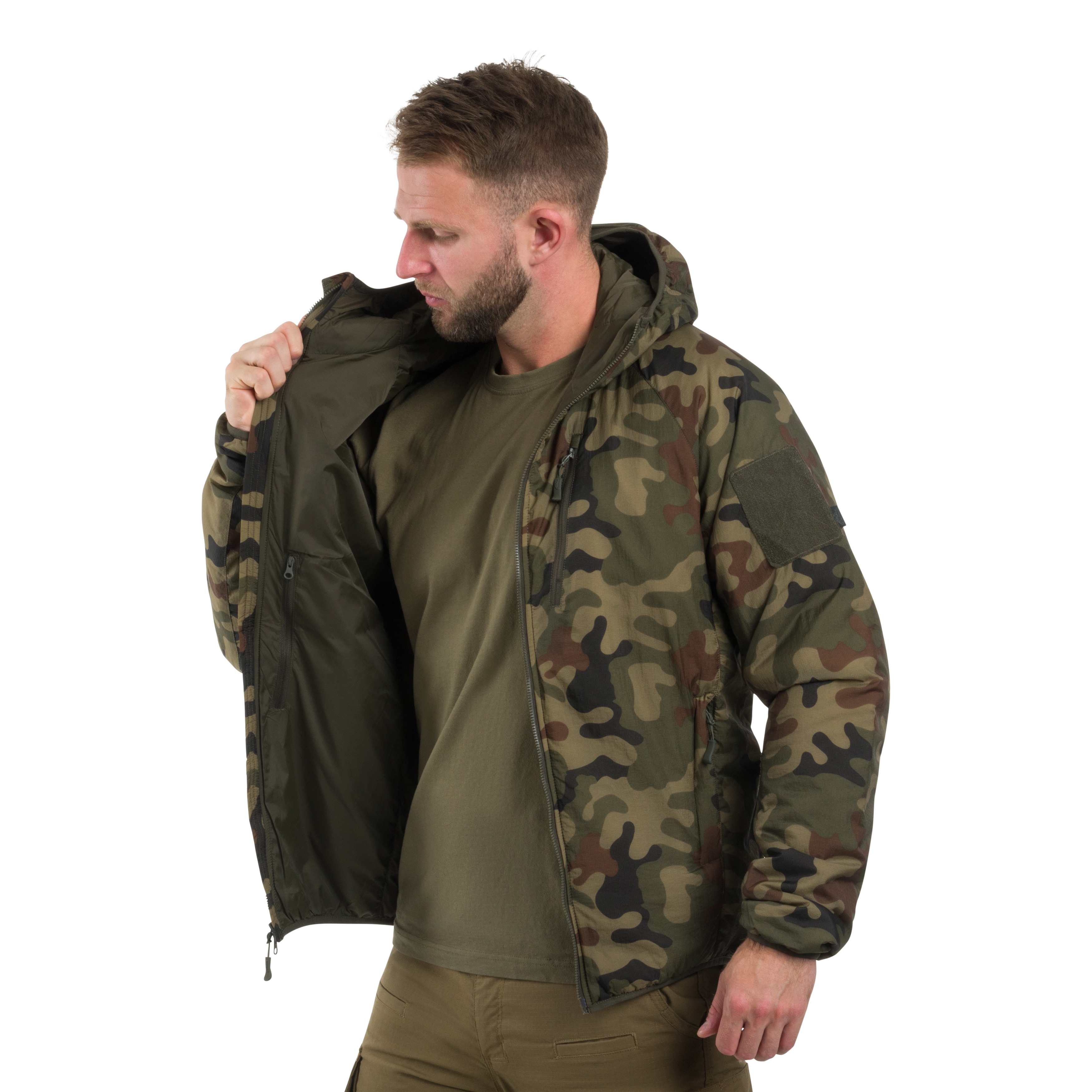 Kurtka Helikon-Tex Wolfhound Hoodie - wz.93 Pantera PL Woodland