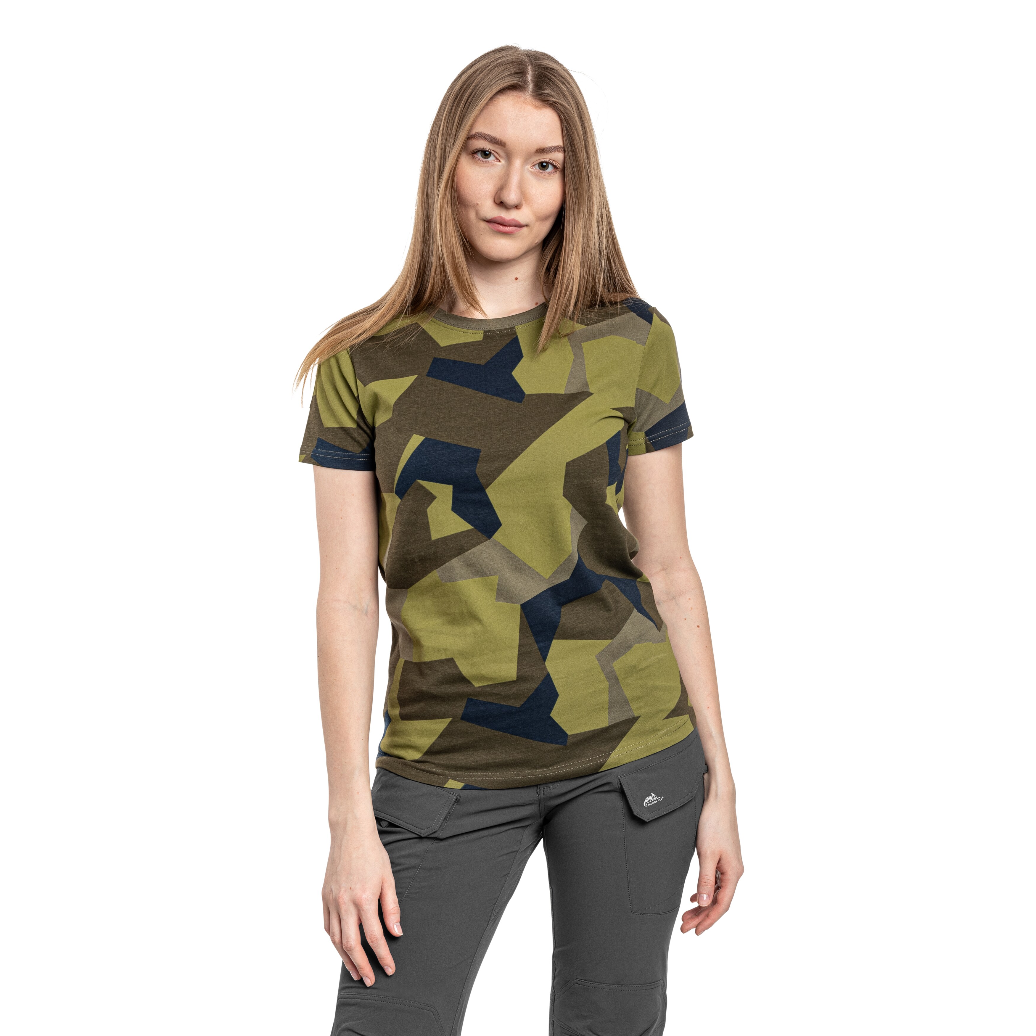 Koszulka T-shirt damska Brandit - Swedish Camo