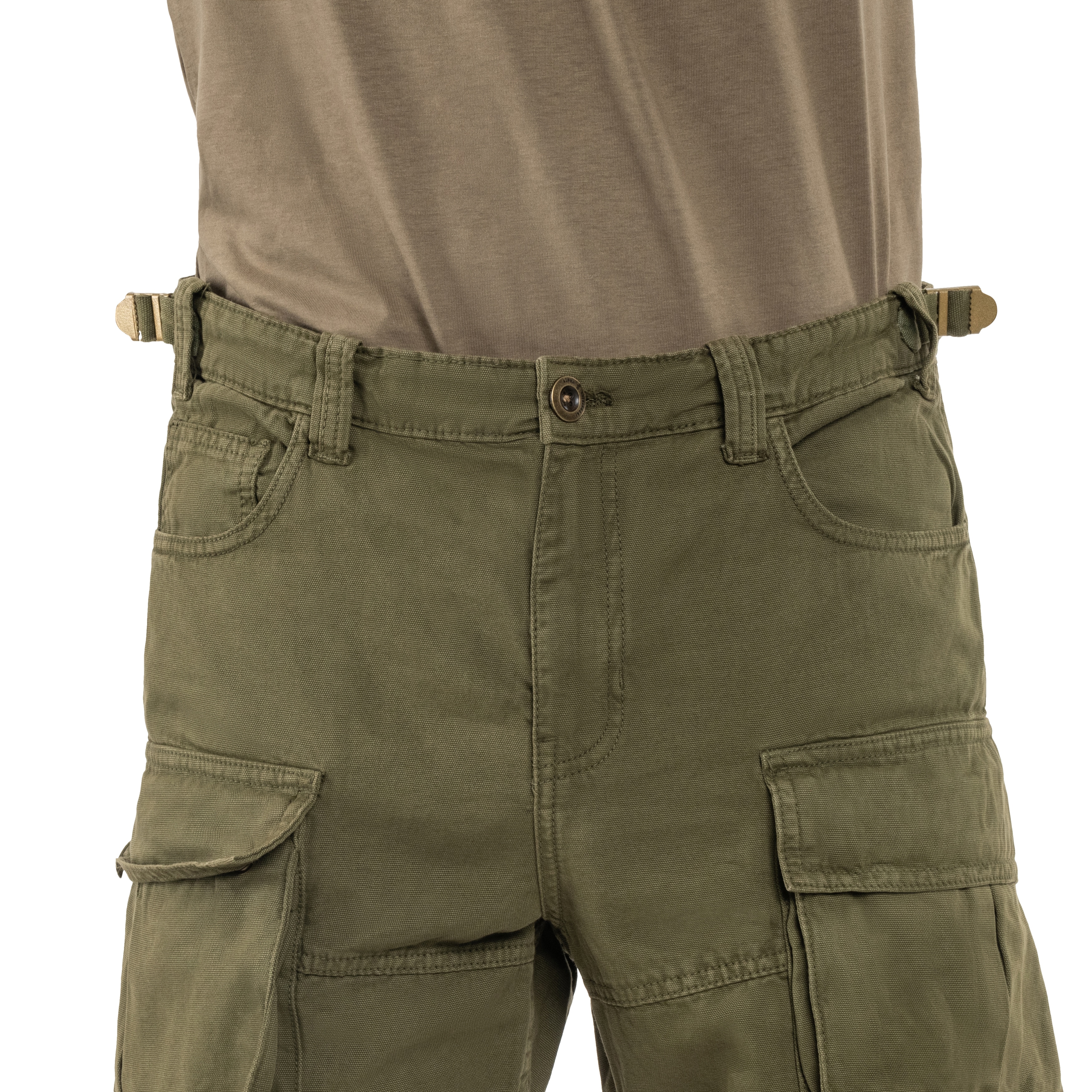 Шорти Alpha Industries Canvas Cargo - Dark Olive