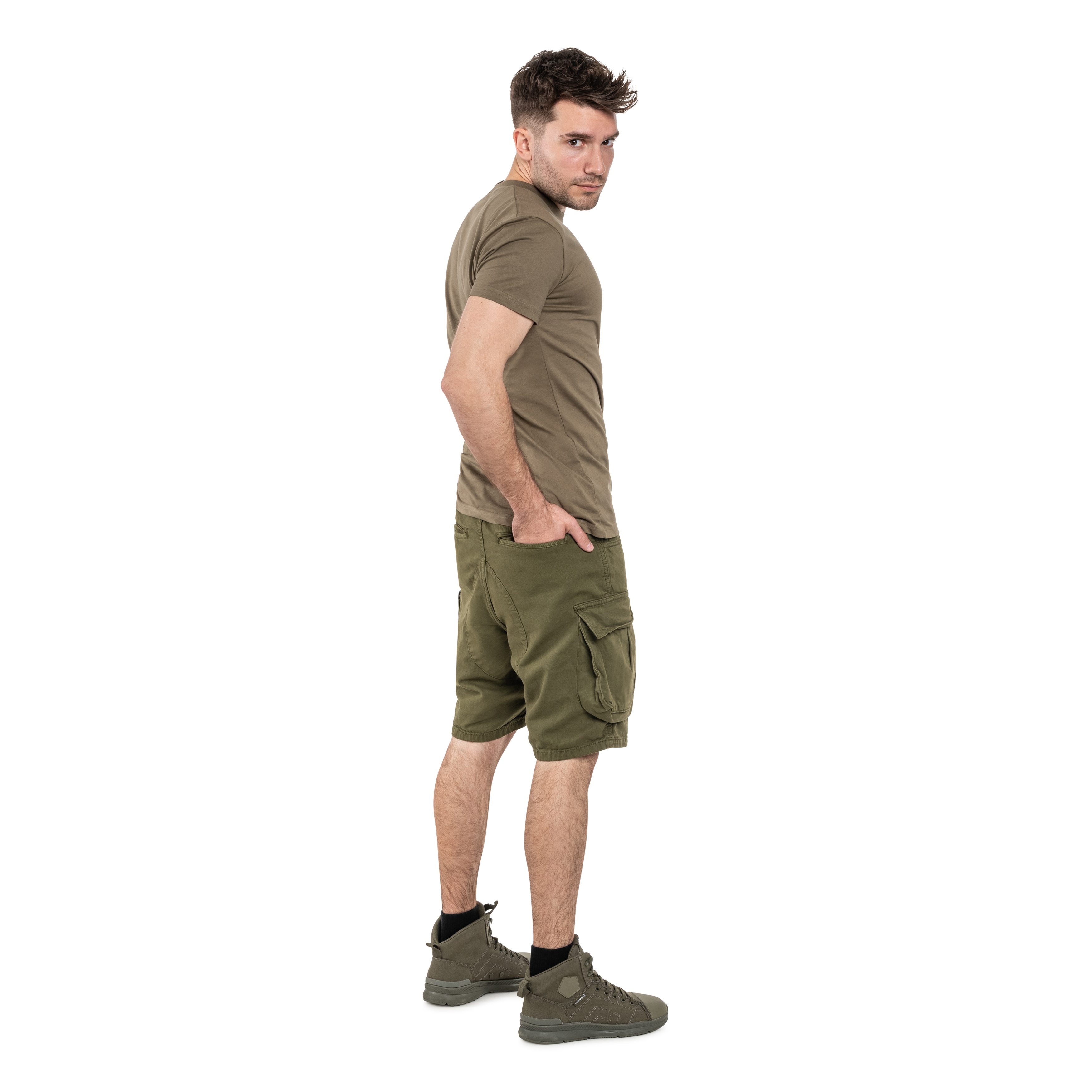 Шорти Alpha Industries Canvas Cargo - Dark Olive
