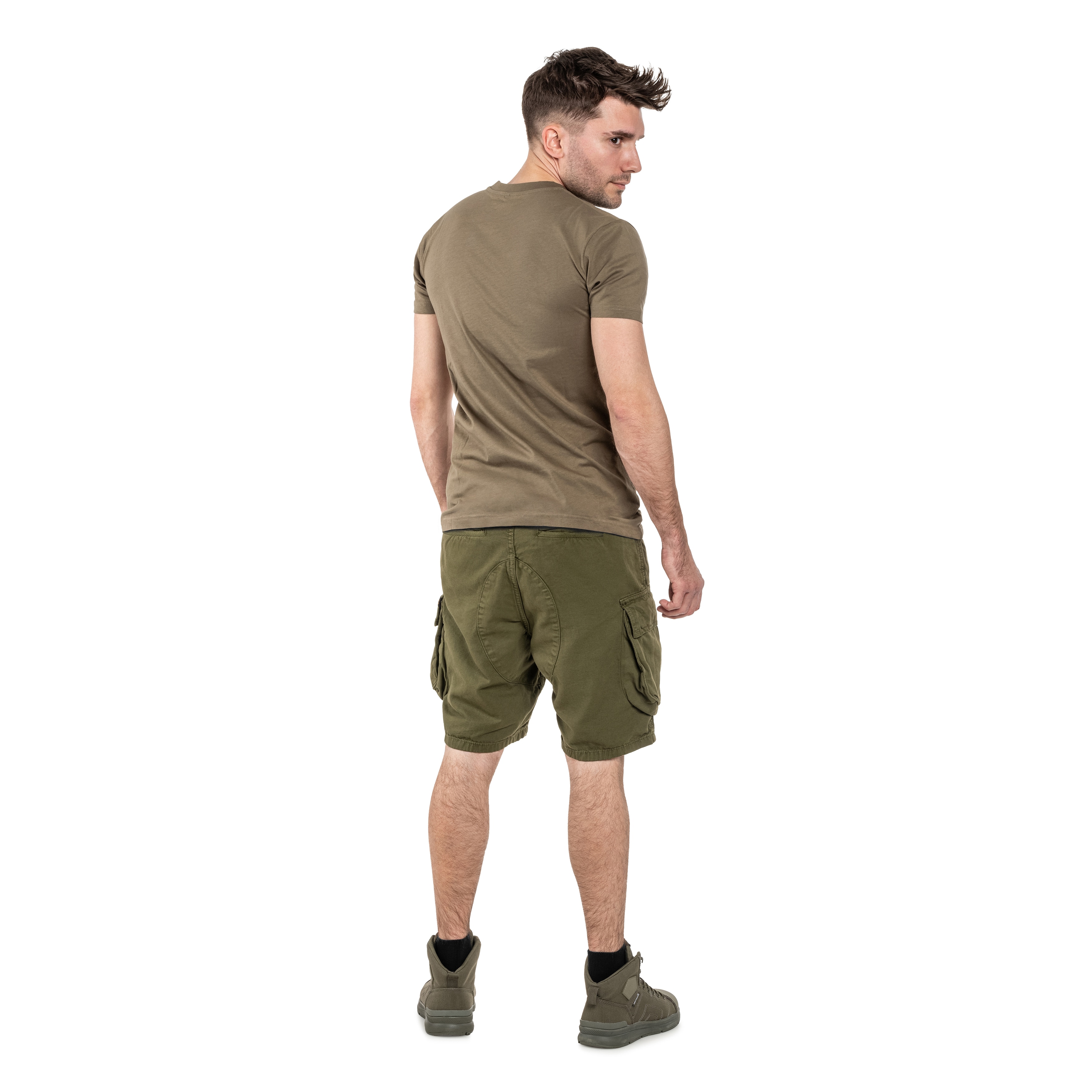 Szorty Alpha Industries Canvas Cargo - Dark Olive