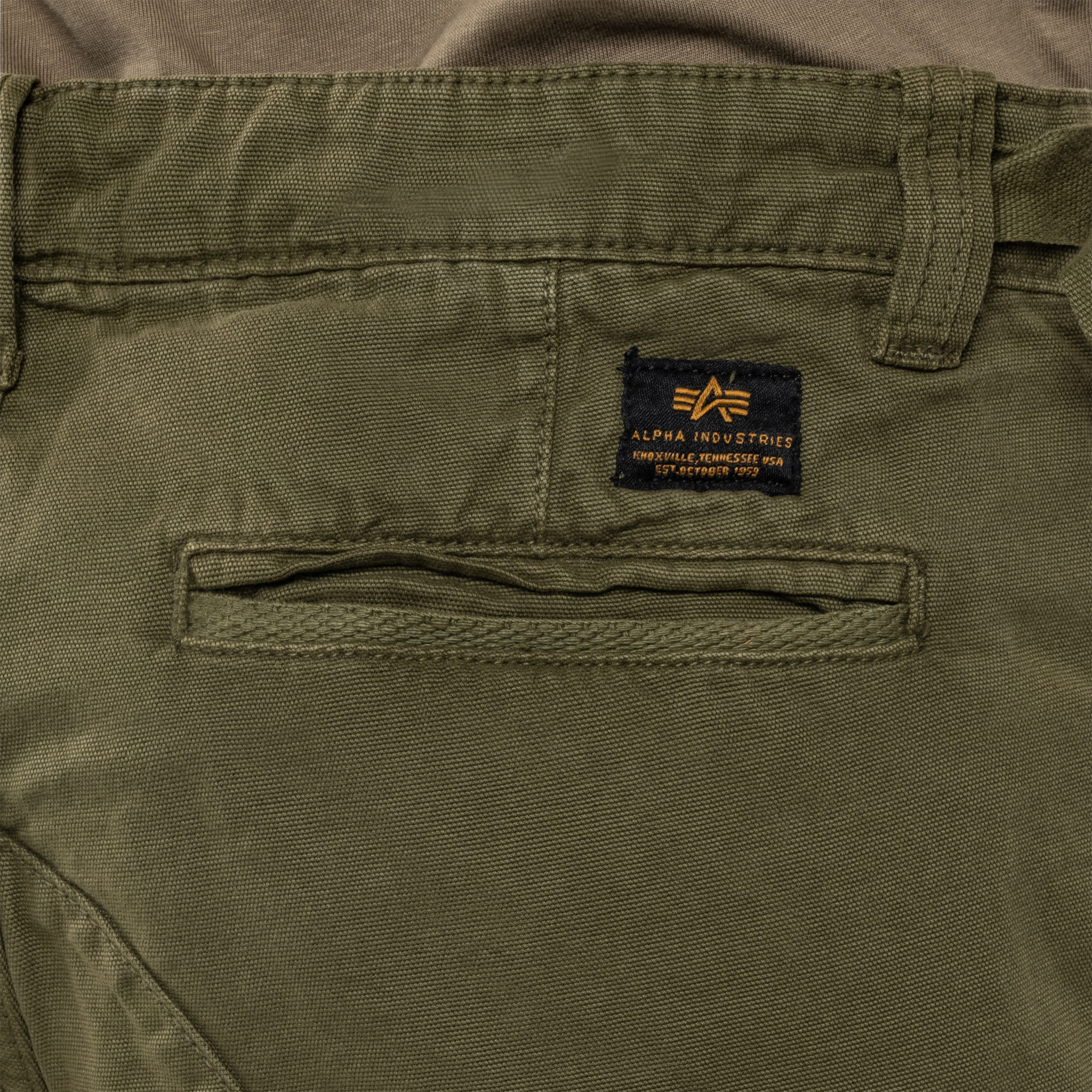 Szorty Alpha Industries Canvas Cargo - Dark Olive