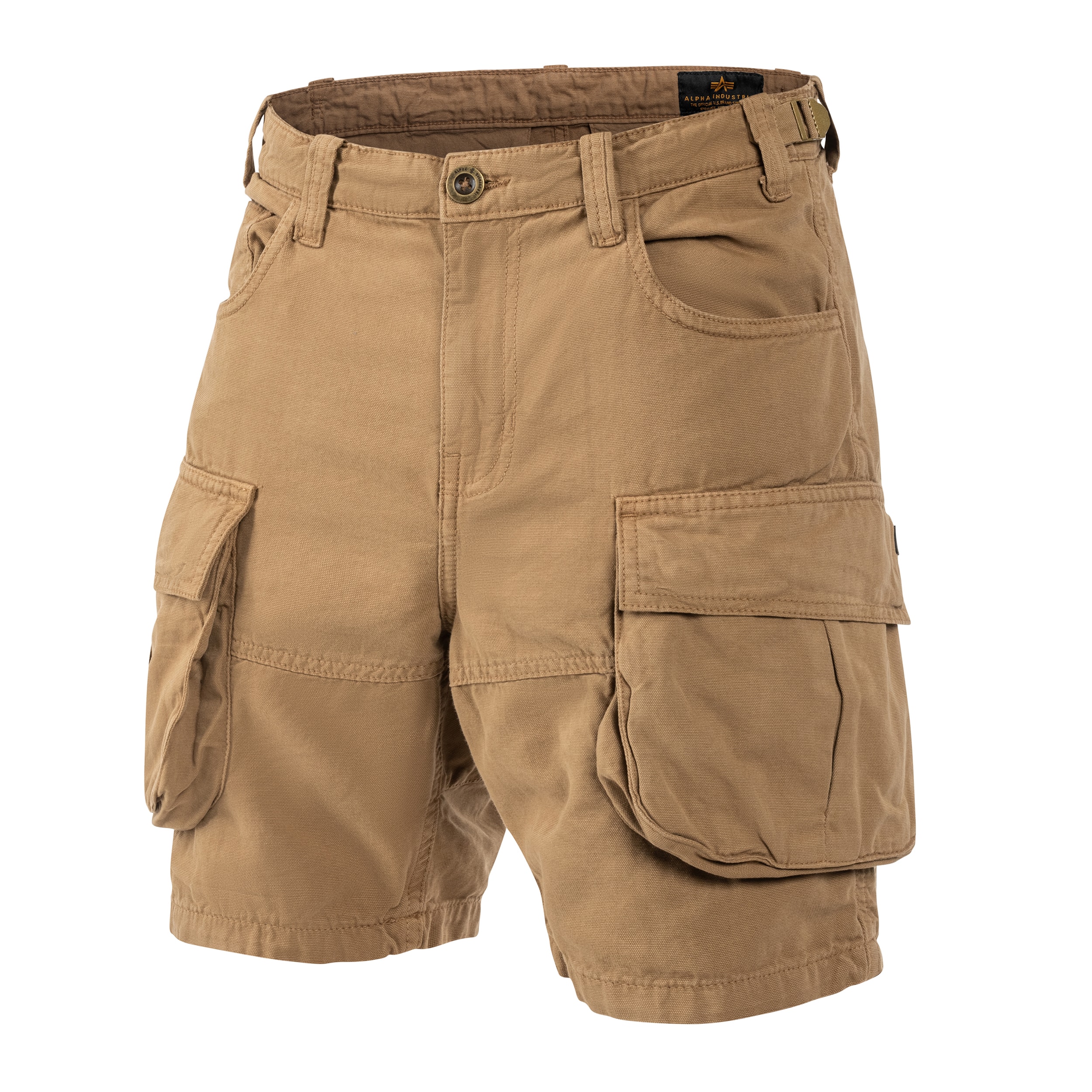 Szorty Alpha Industries Canvas Cargo - Khaki