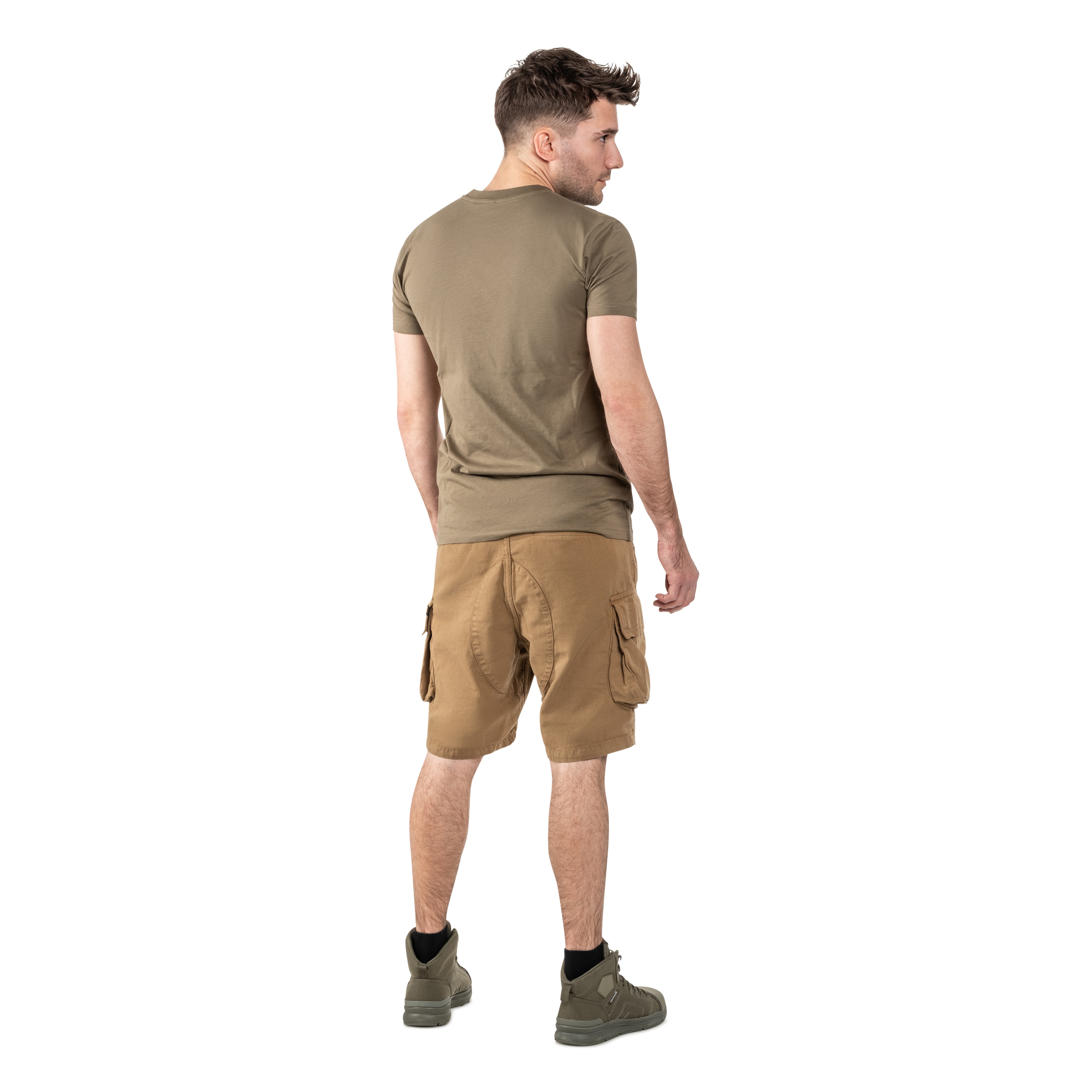Szorty Alpha Industries Canvas Cargo - Khaki