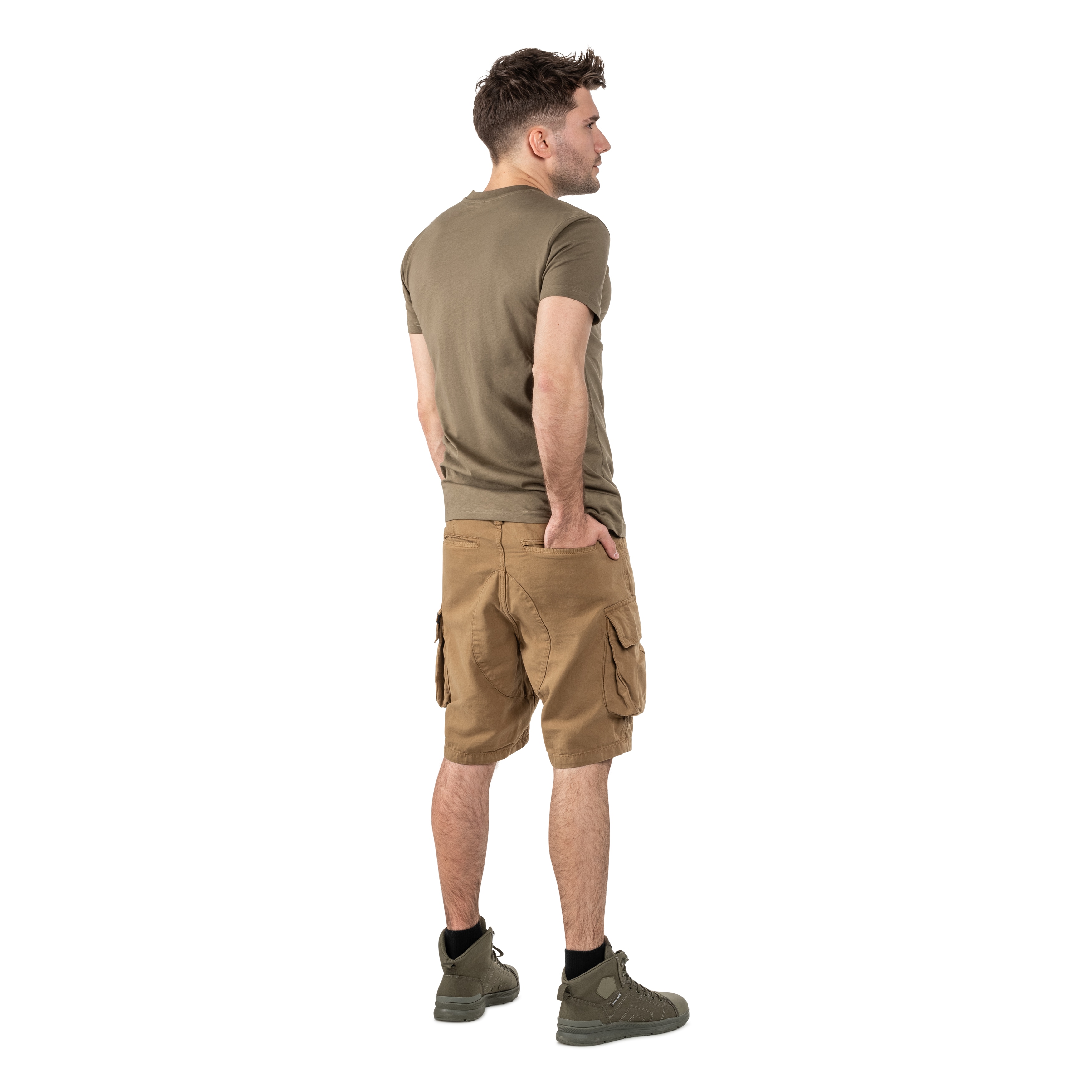 Szorty Alpha Industries Canvas Cargo - Khaki