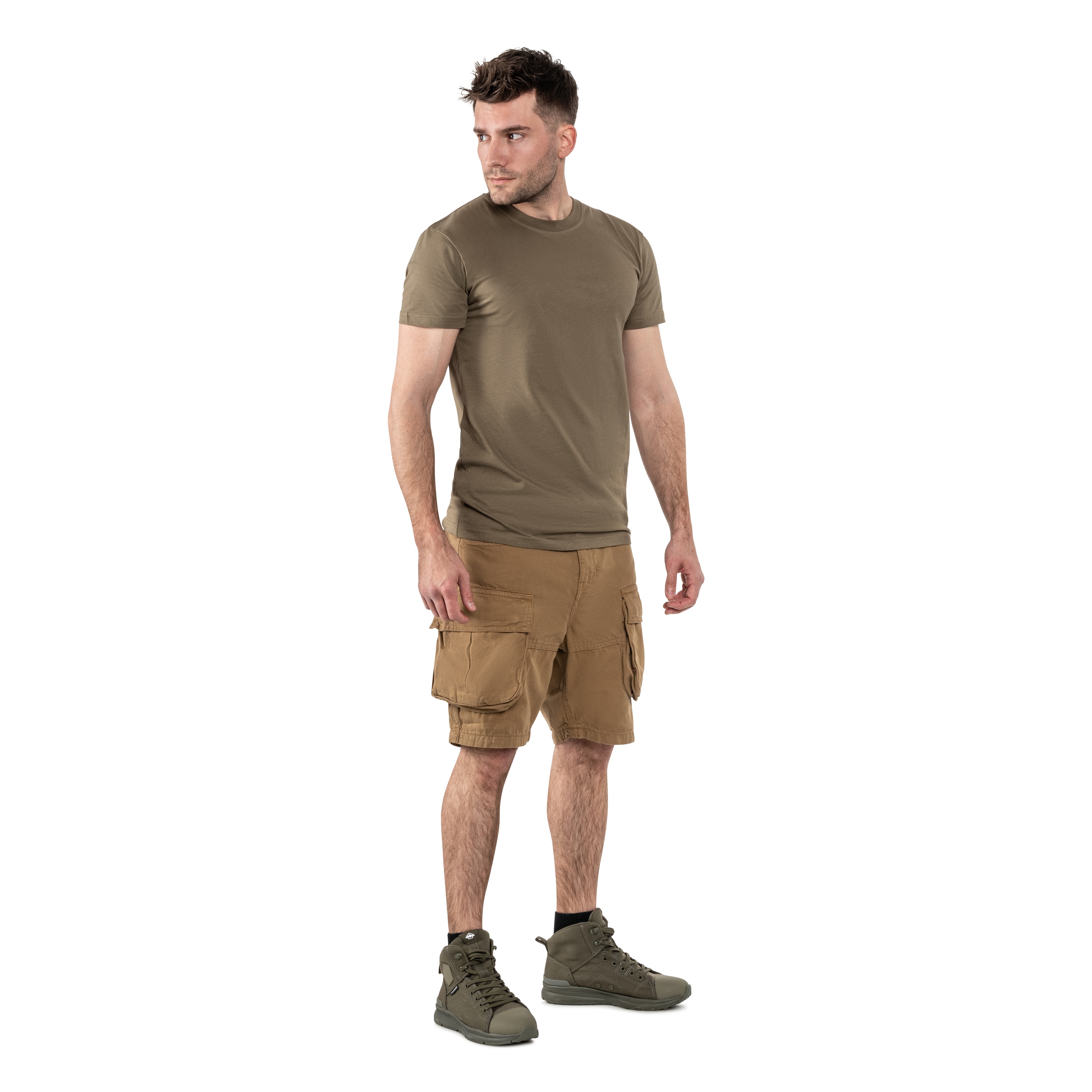 Szorty Alpha Industries Canvas Cargo - Khaki