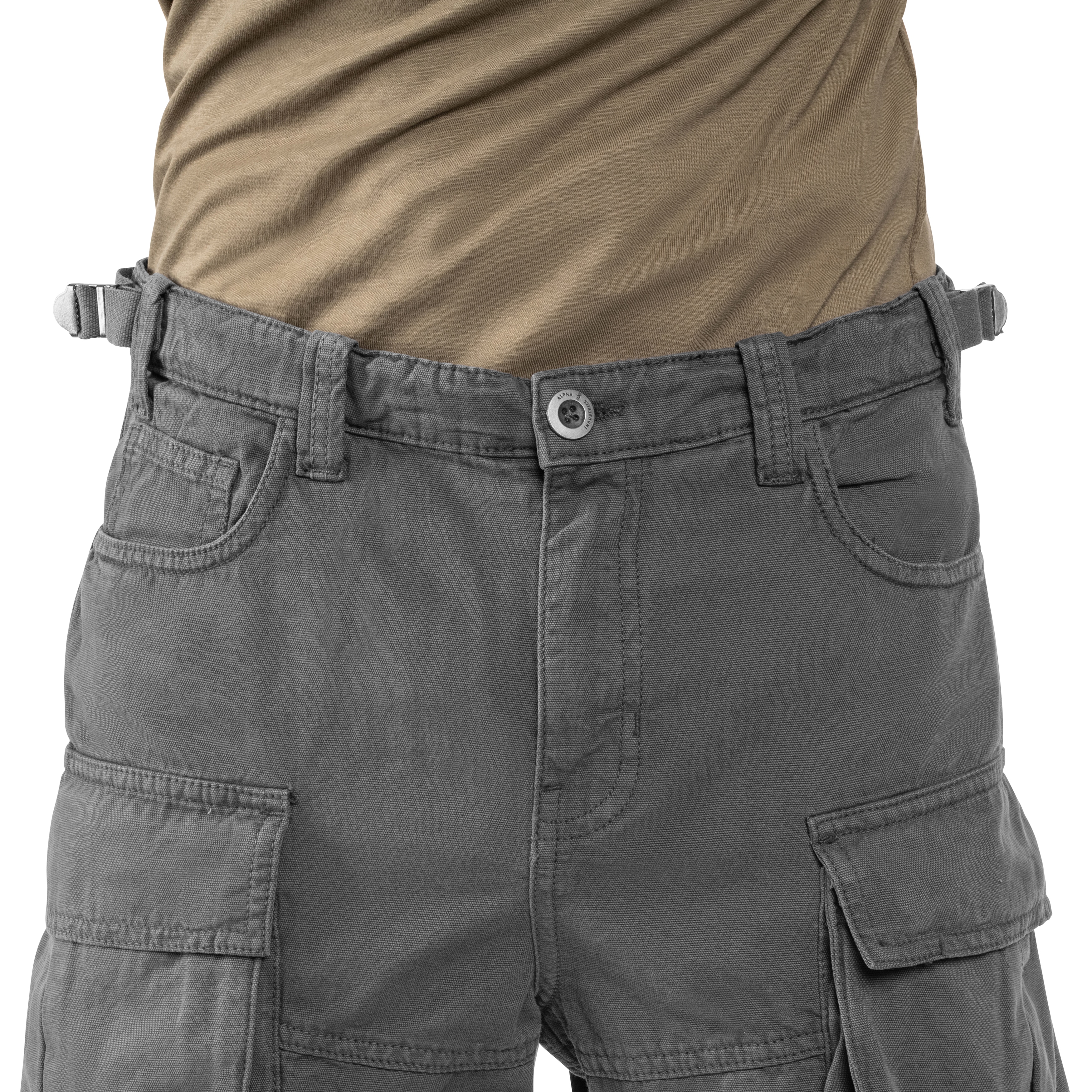 Шорти Alpha Industries Canvas Cargo - Vintage Grey