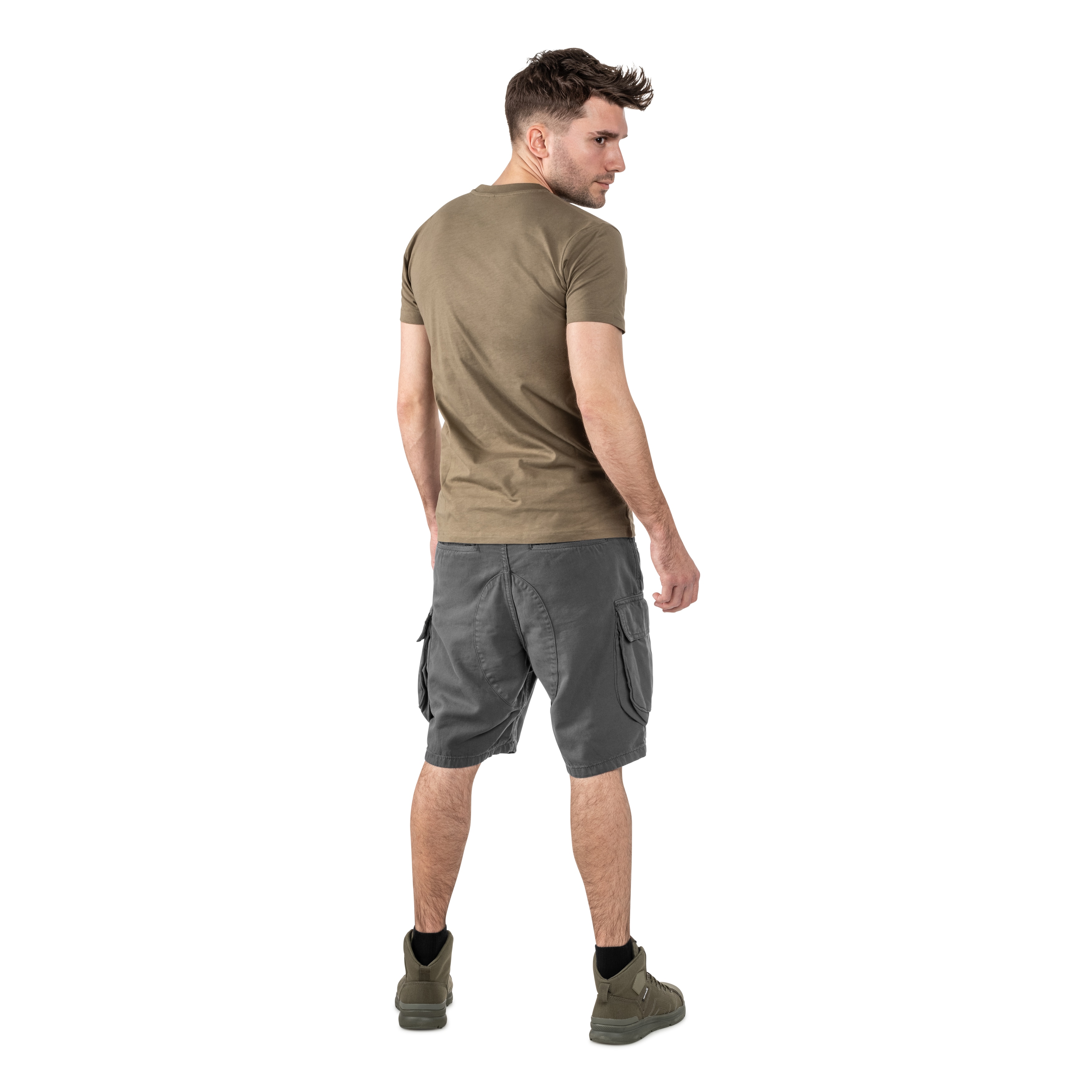 Szorty Alpha Industries Canvas Cargo - Vintage Grey