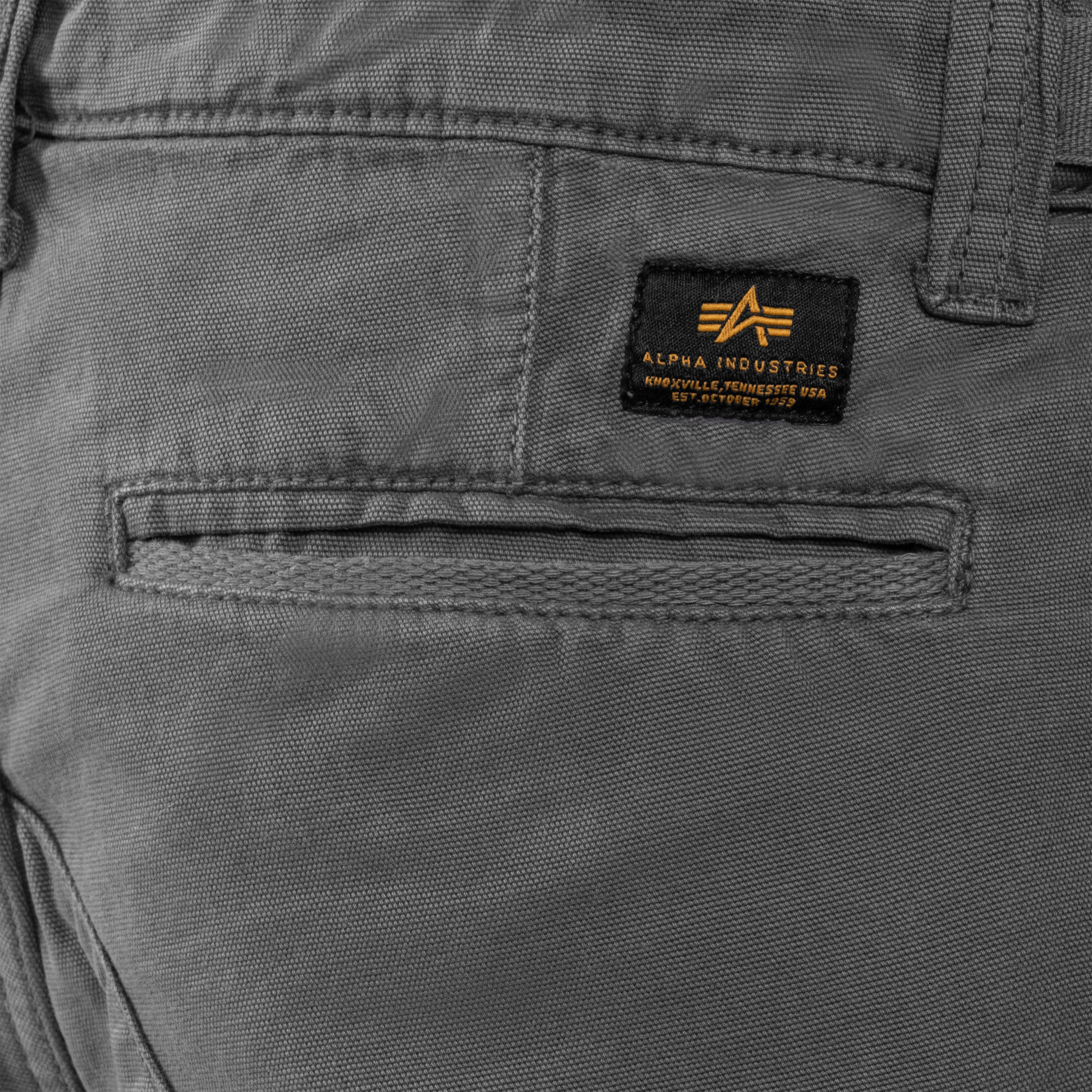 Szorty Alpha Industries Canvas Cargo - Vintage Grey