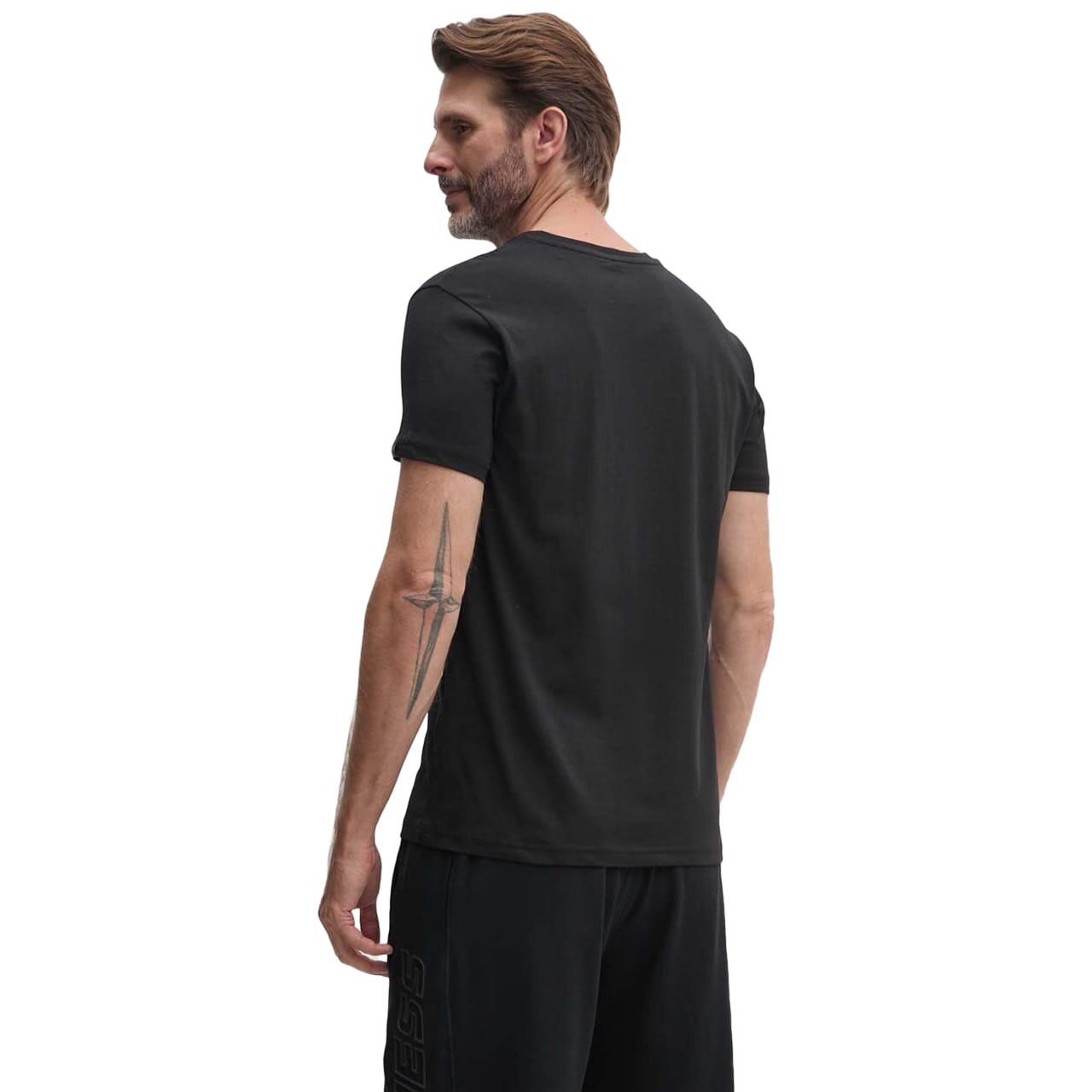 Koszulka Alpha Industries Camo Puff Print - Black