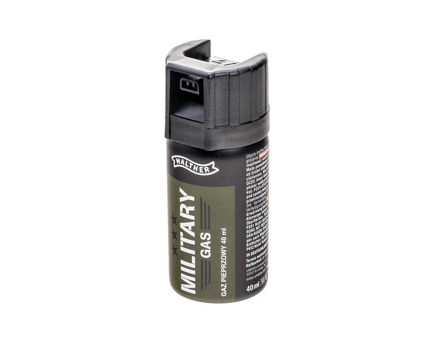 Gaz pieprzowy Walther Military - stożek 40 ml