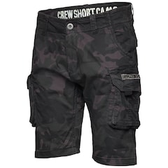 Szorty Alpha Industries Crew Short - Black Camo