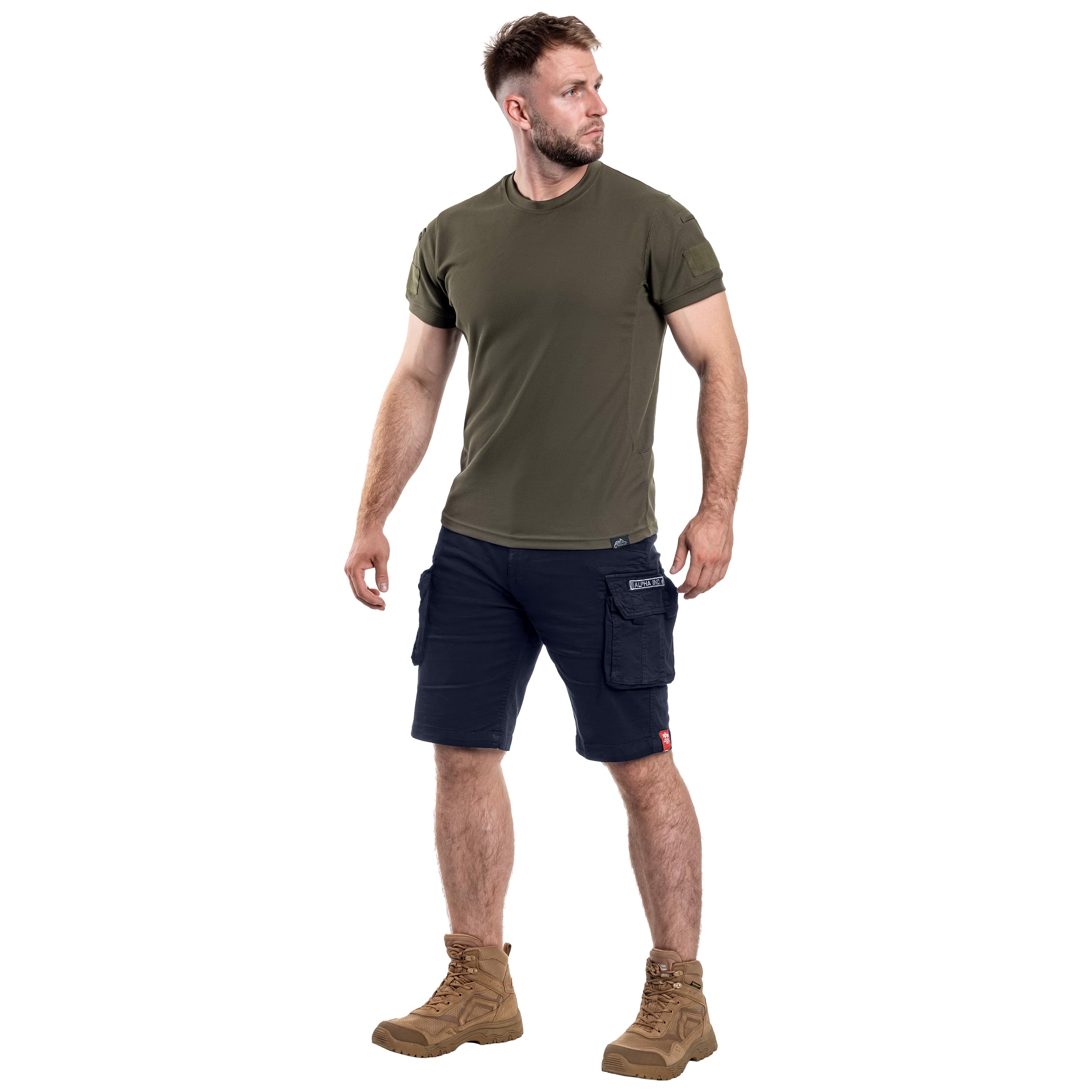 Szorty Alpha Industries Crew Short - Replica Blue