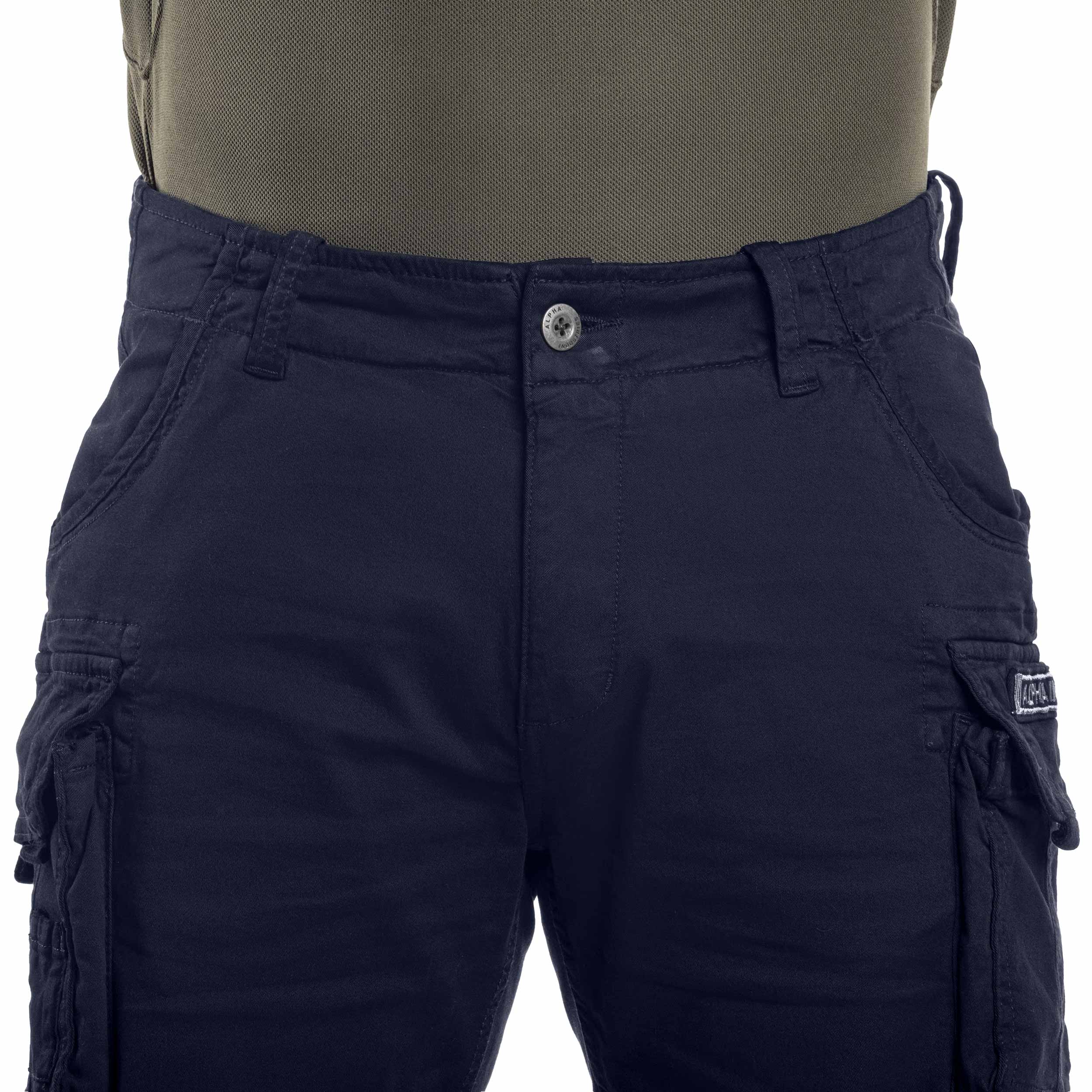 Szorty Alpha Industries Crew Short - Replica Blue