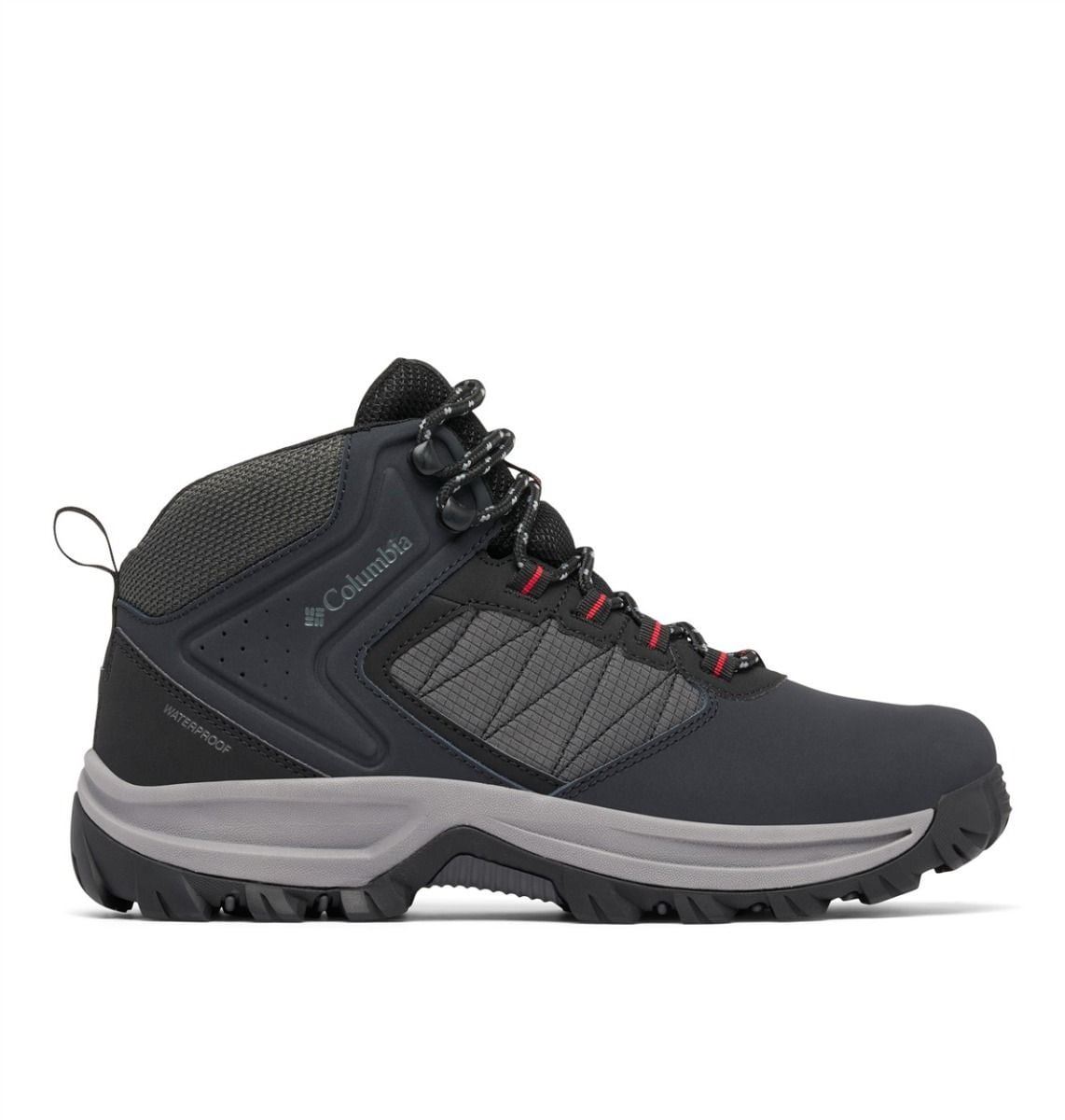 Buty Columbia Transverse Hike Waterproof - Black/Mountain Red