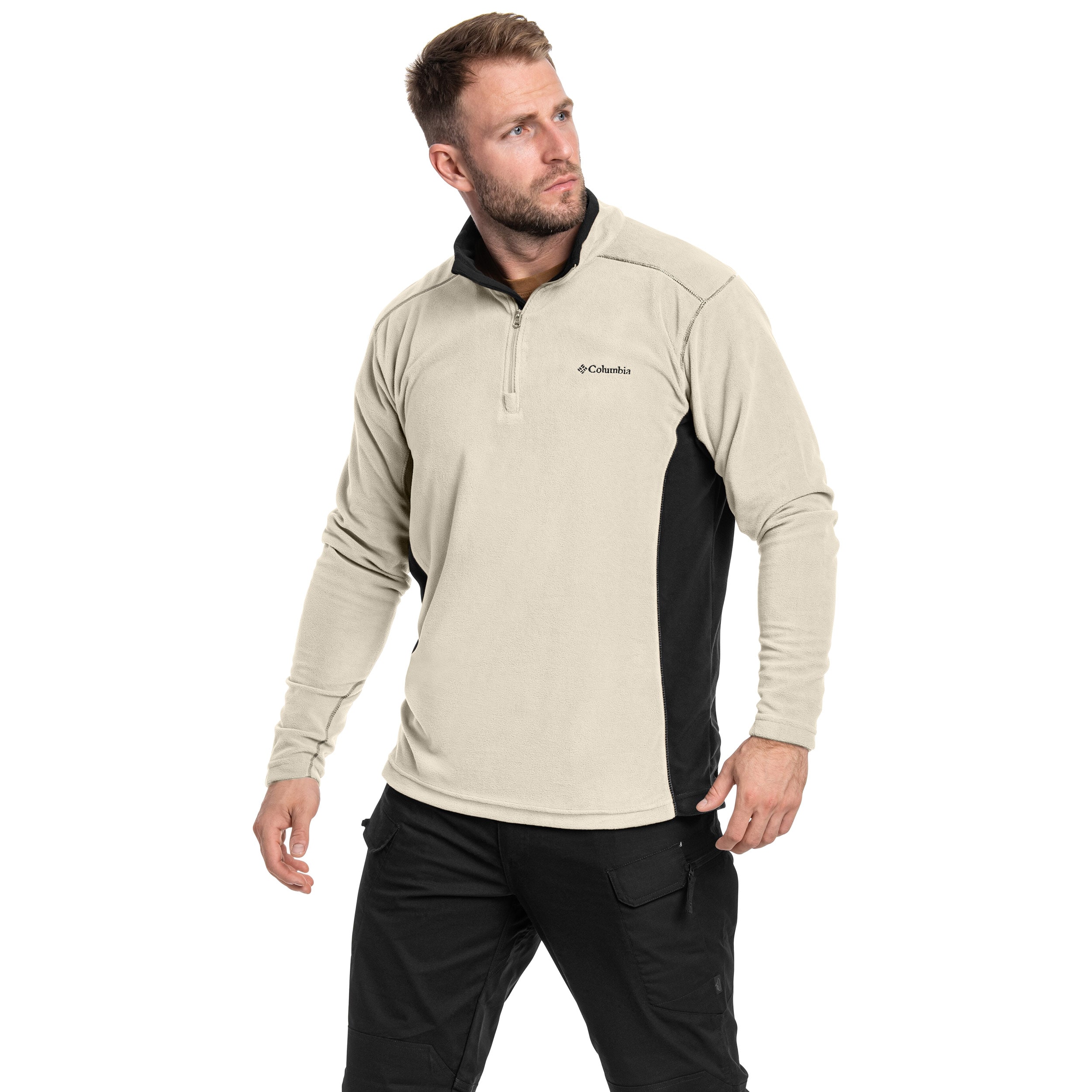 Polar Columbia Klamath Range II Half Zip - Ancient Fossil