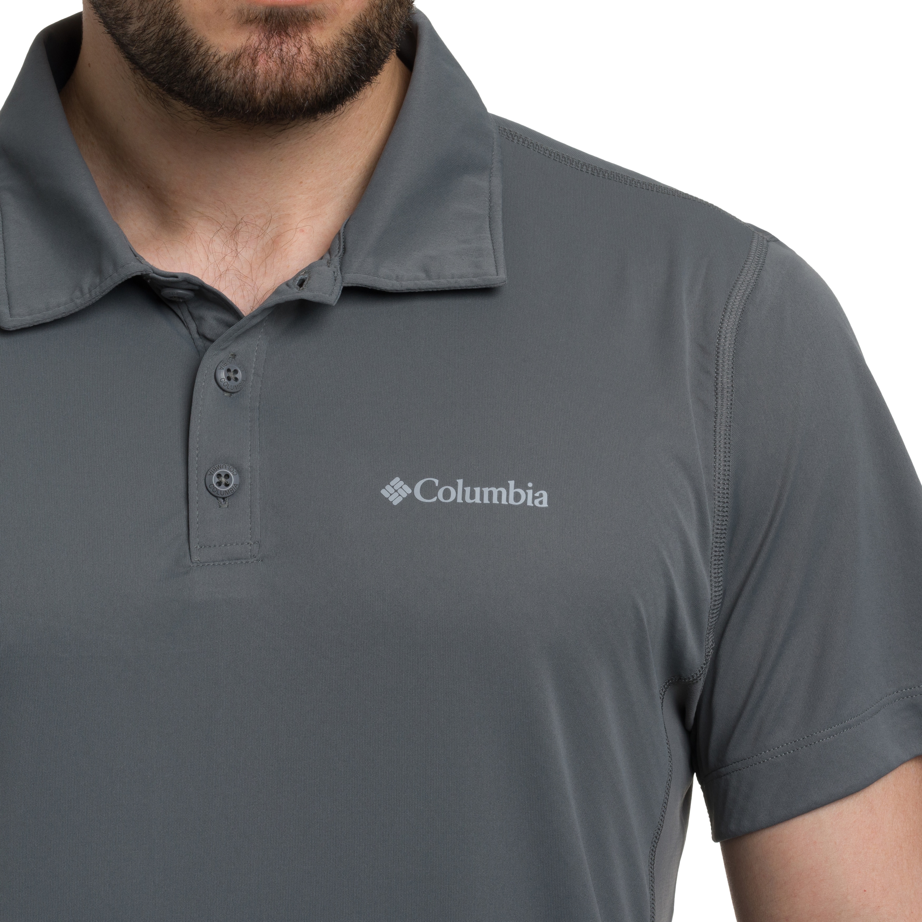 Koszulka polo Columbia Zero Rules - City Grey