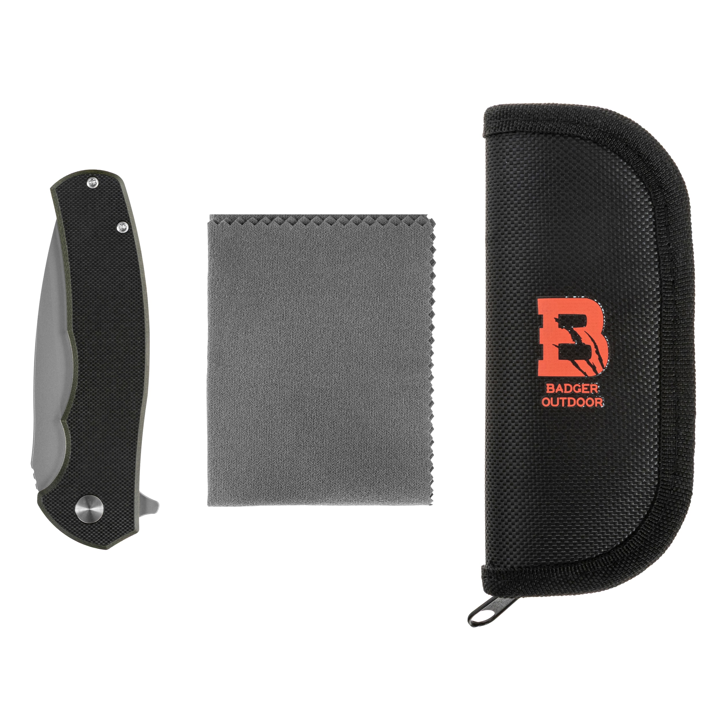 Nóż składany Badger Outdoor D2 Toro - Black