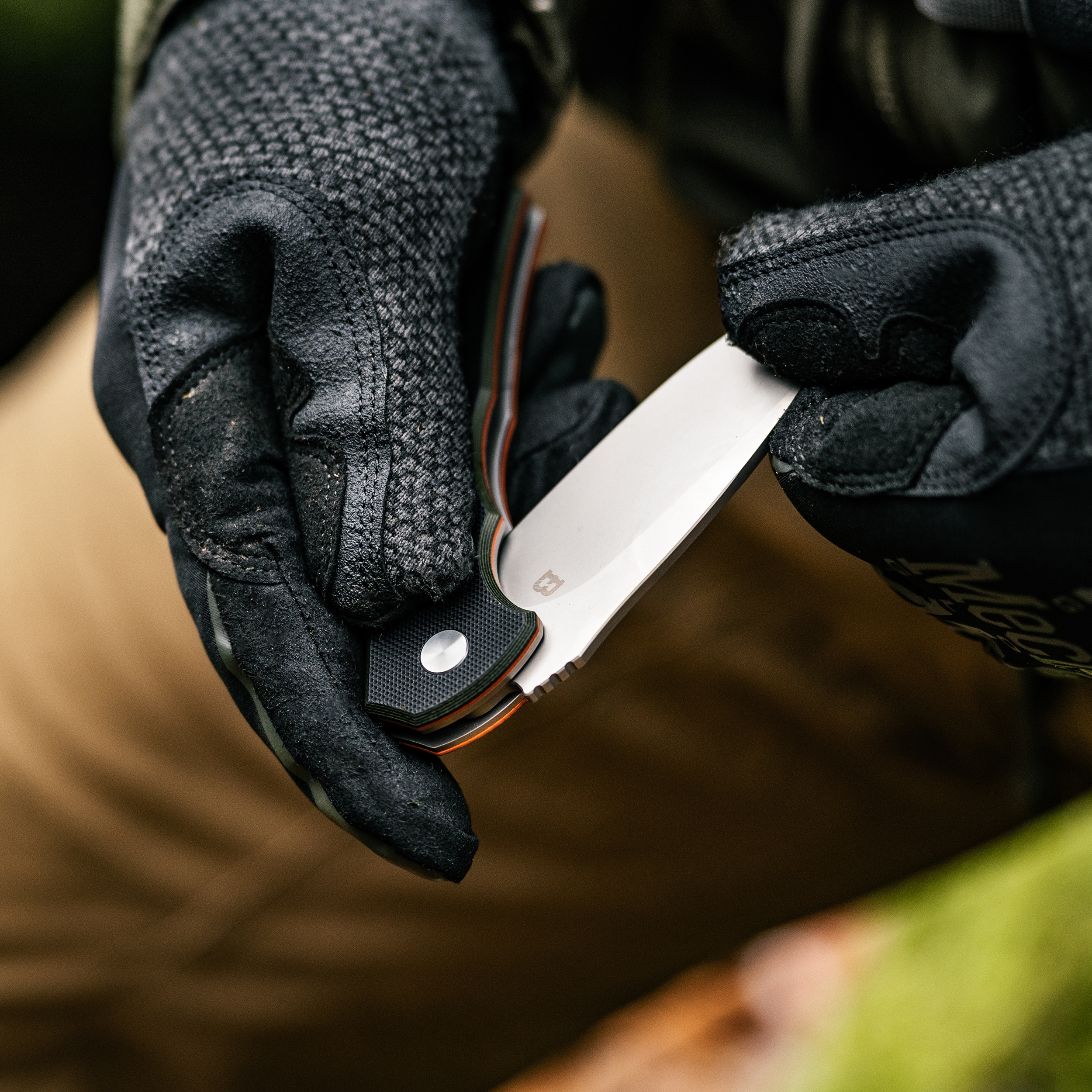 Nóż składany Badger Outdoor D2 Toro - Black