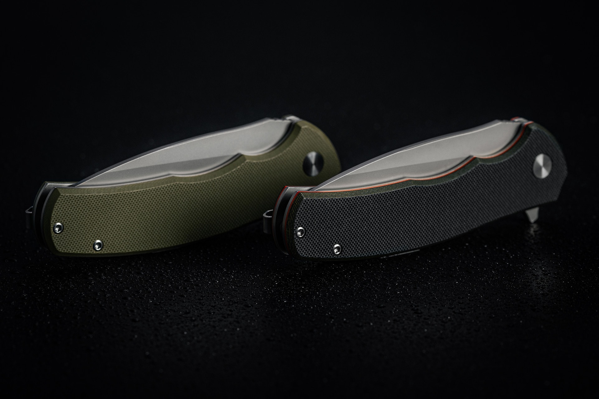 Nóż składany Badger Outdoor D2 Toro - Black
