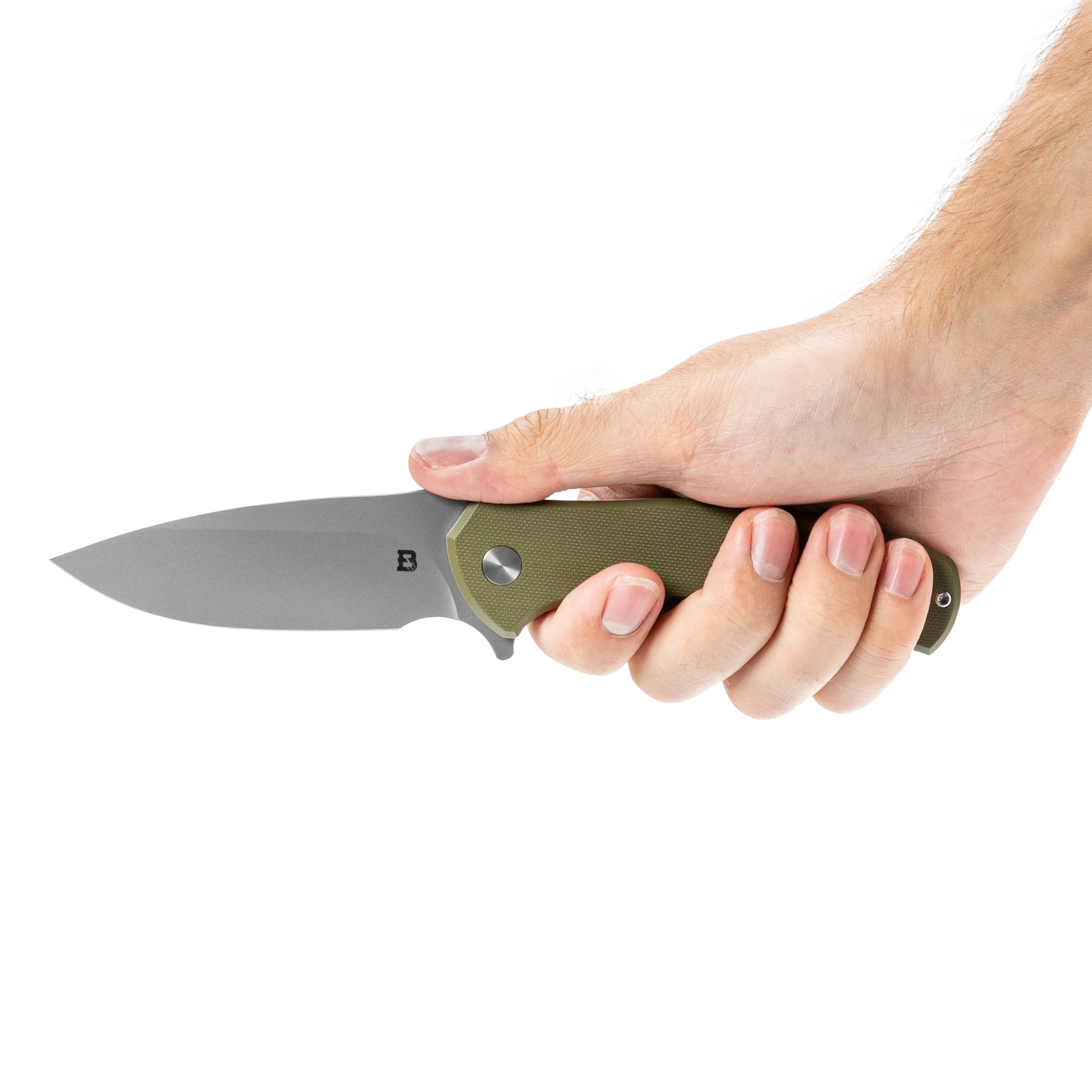 Badger Outdoor D2 Toro Folding Knife - Green