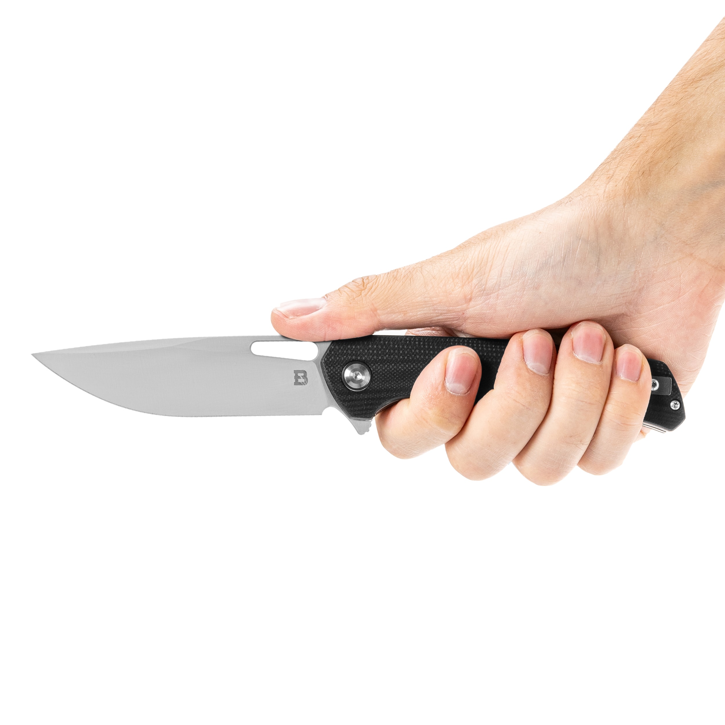 Badger Outdoor D2 Orix Folding Knife - Black