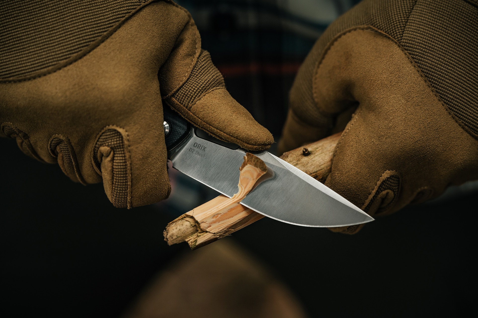 Badger Outdoor D2 Orix Folding Knife - Black