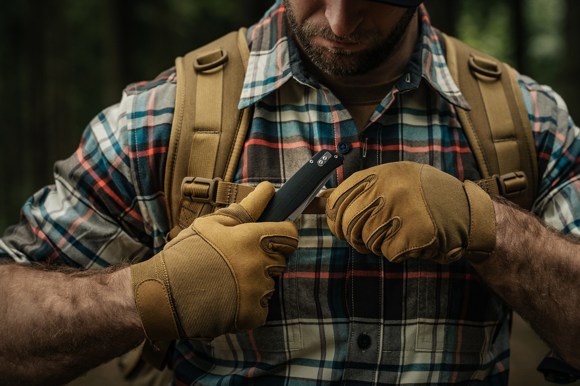Nóż składany Badger Outdoor D2 Orix - Black