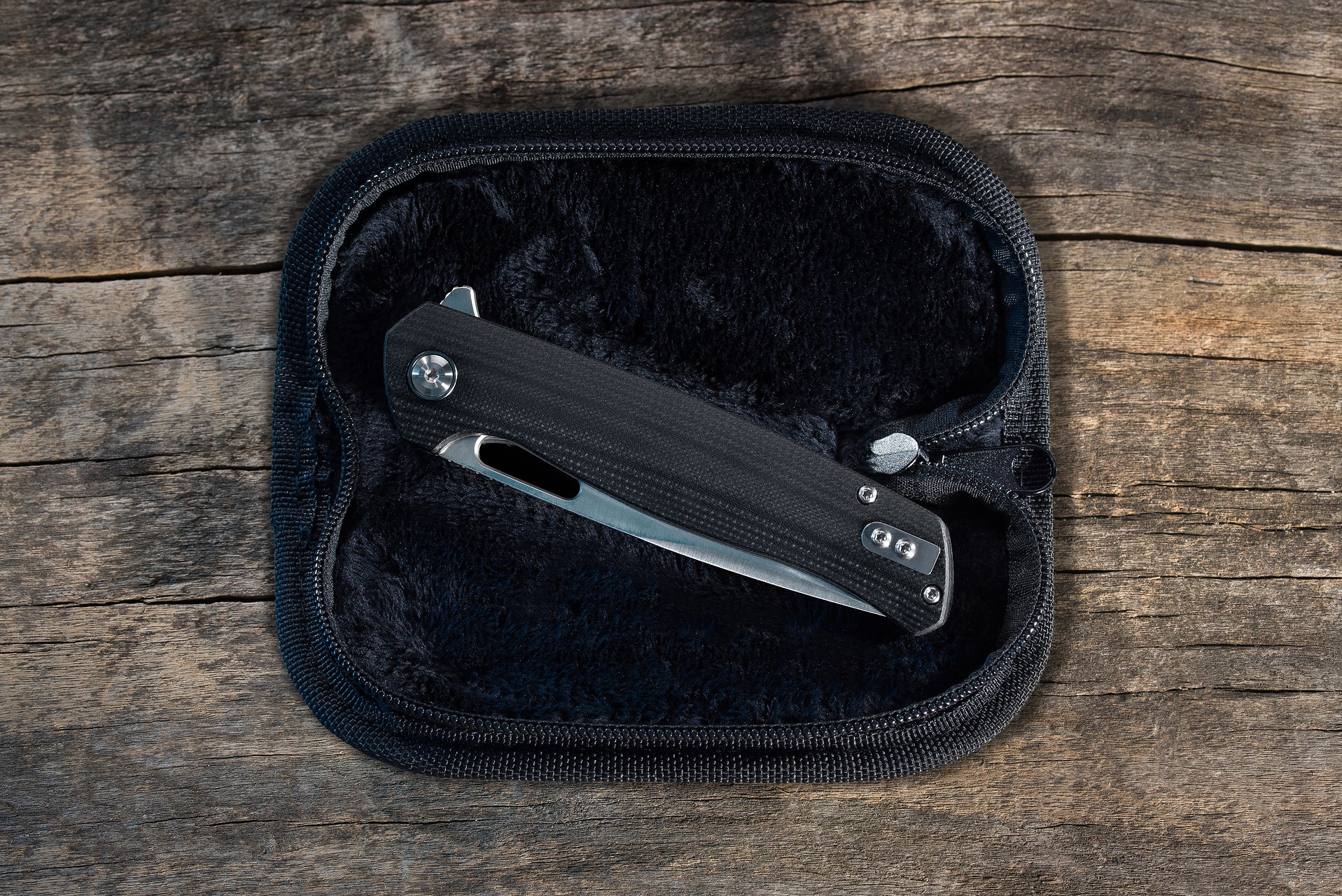 Nóż składany Badger Outdoor D2 Orix - Black
