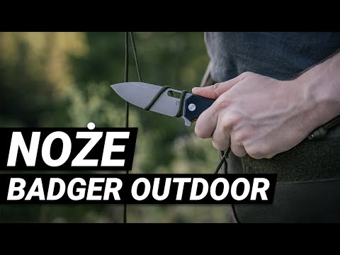 Nóż składany Badger Outdoor D2 Orix - Black