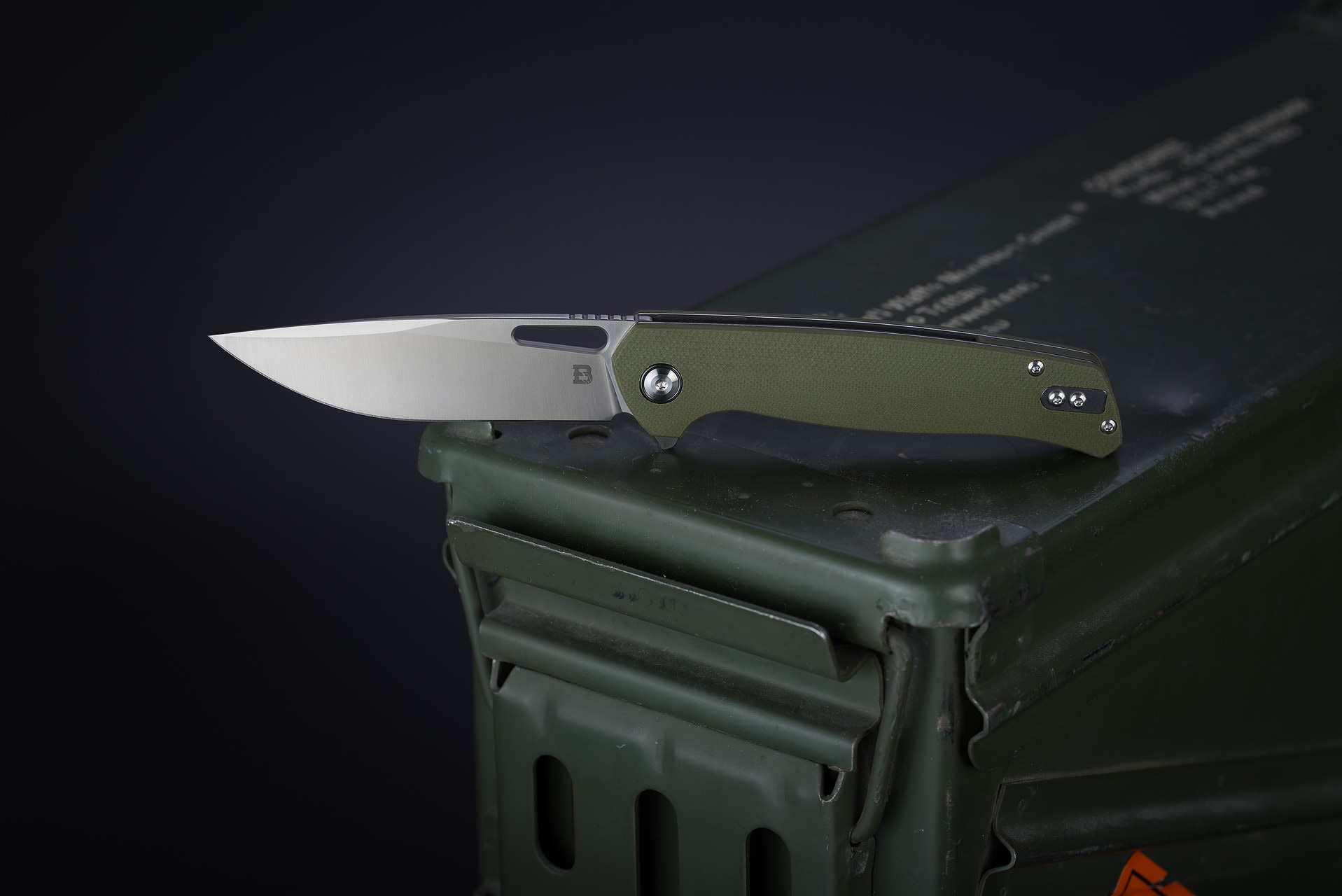 Nóż składany Badger Outdoor Orix - Green