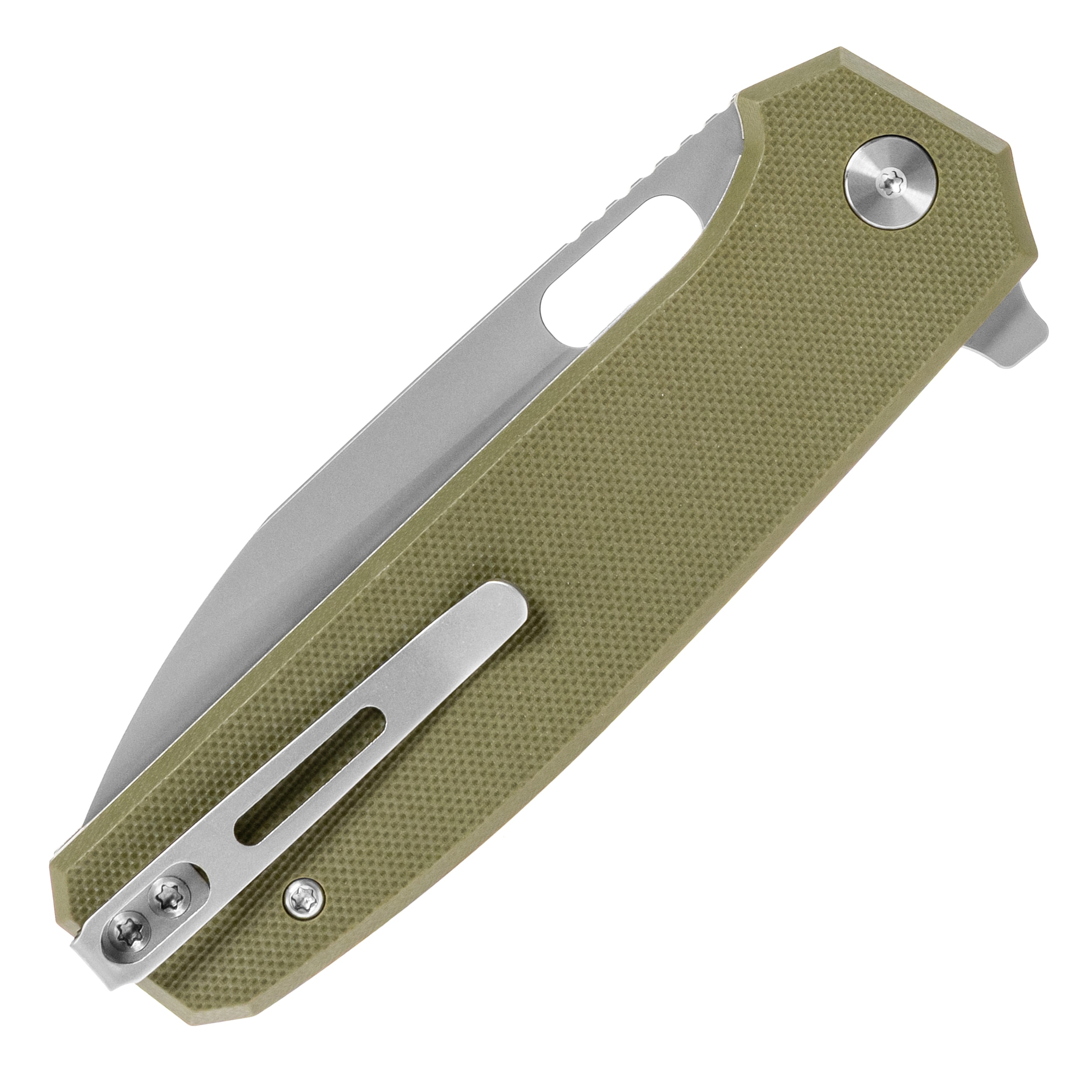 Nóż składany Badger Outdoor D2 Lobo - Green