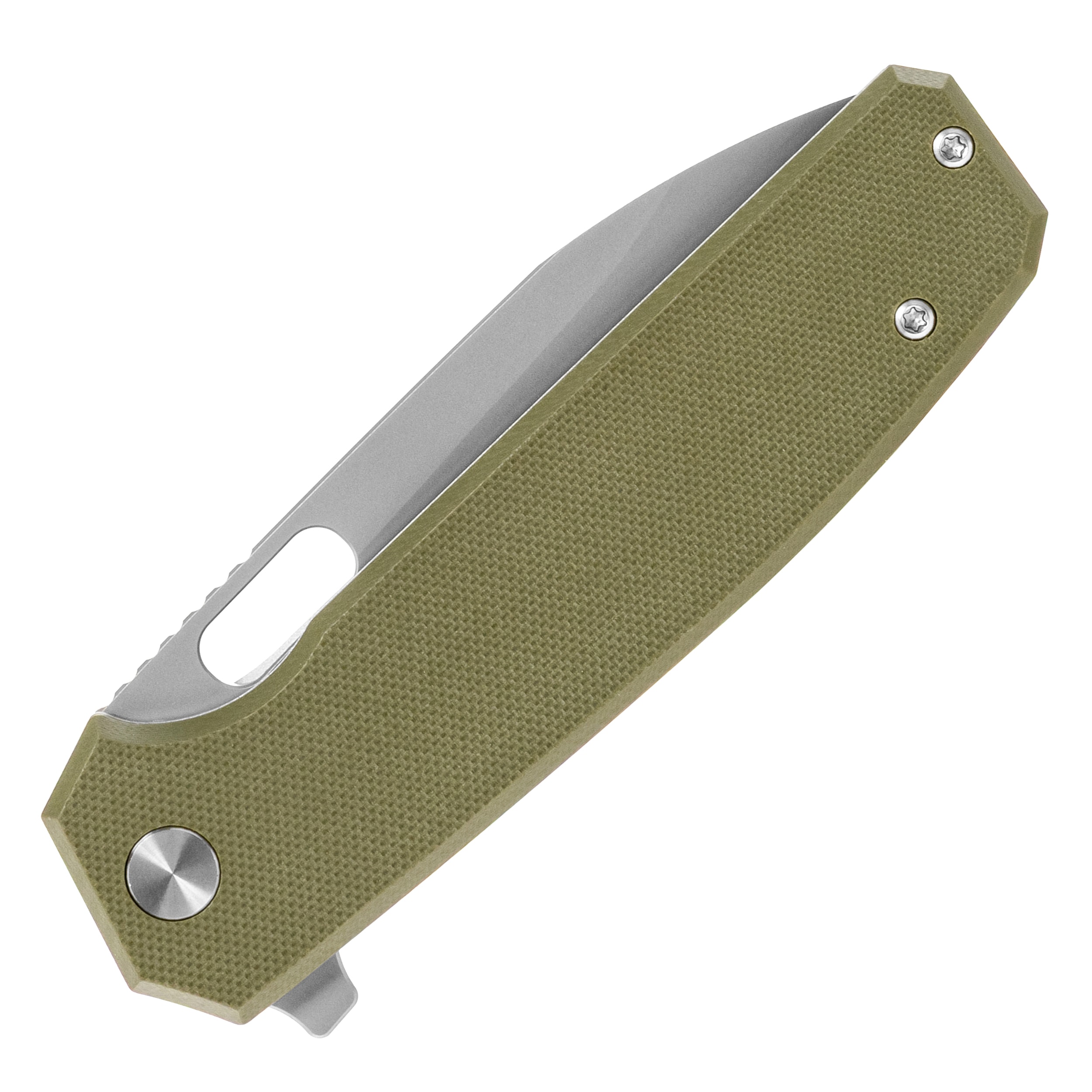 Nóż składany Badger Outdoor D2 Lobo - Green