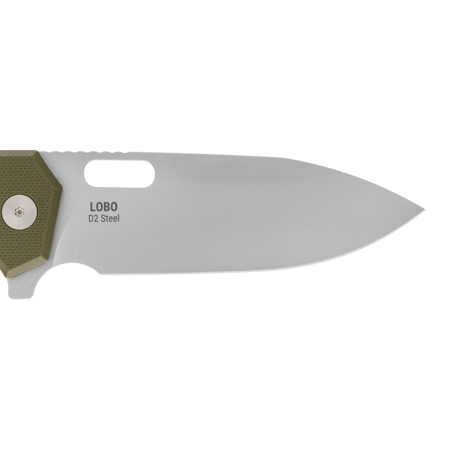 Nóż składany Badger Outdoor D2 Lobo - Green