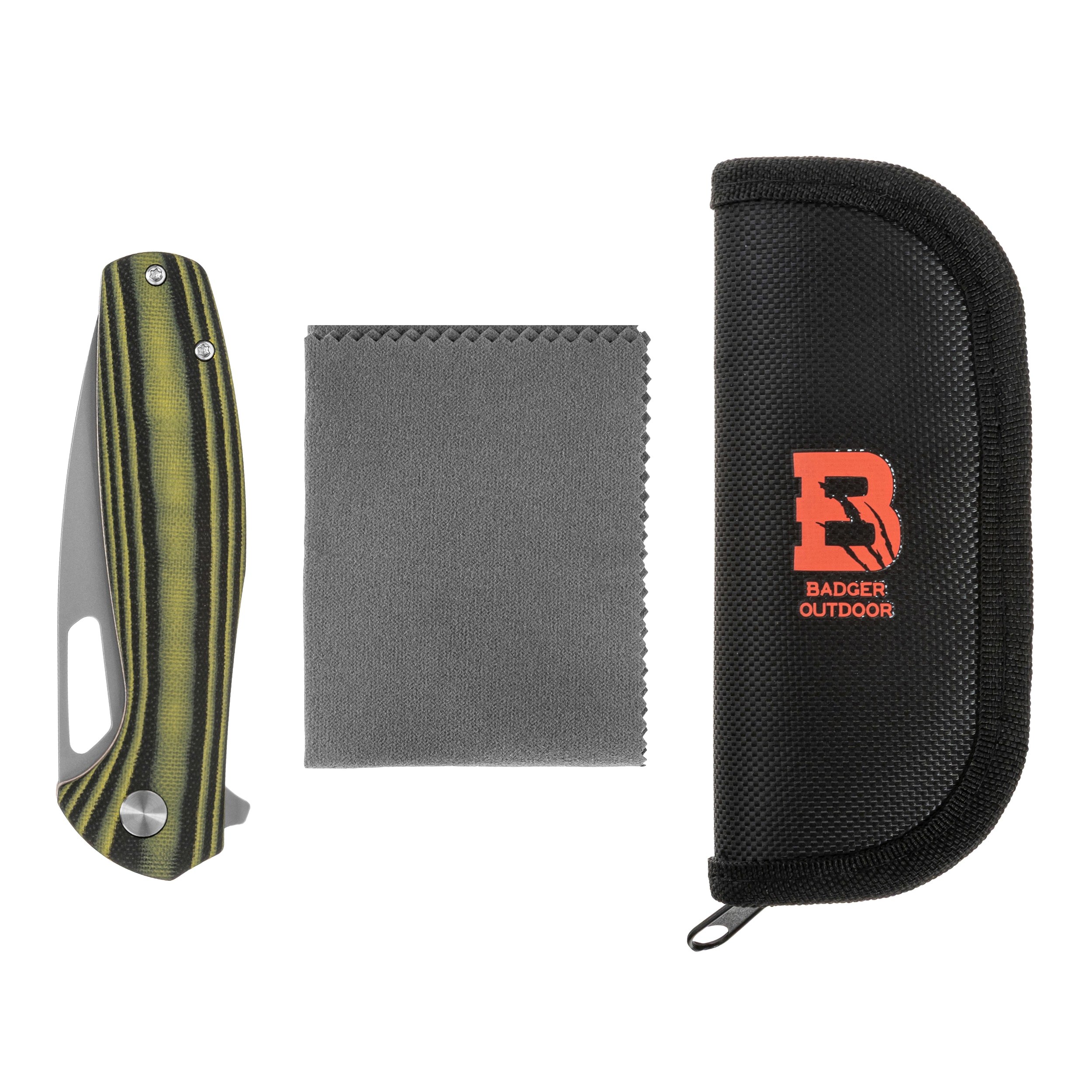 Badger Outdoor D2 Gecko Folding Knife