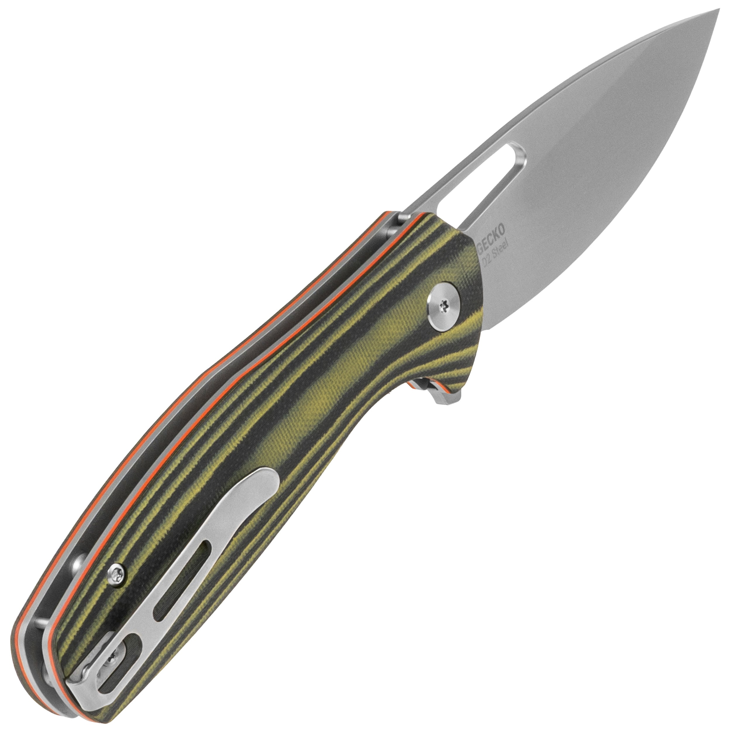 Badger Outdoor D2 Gecko Folding Knife