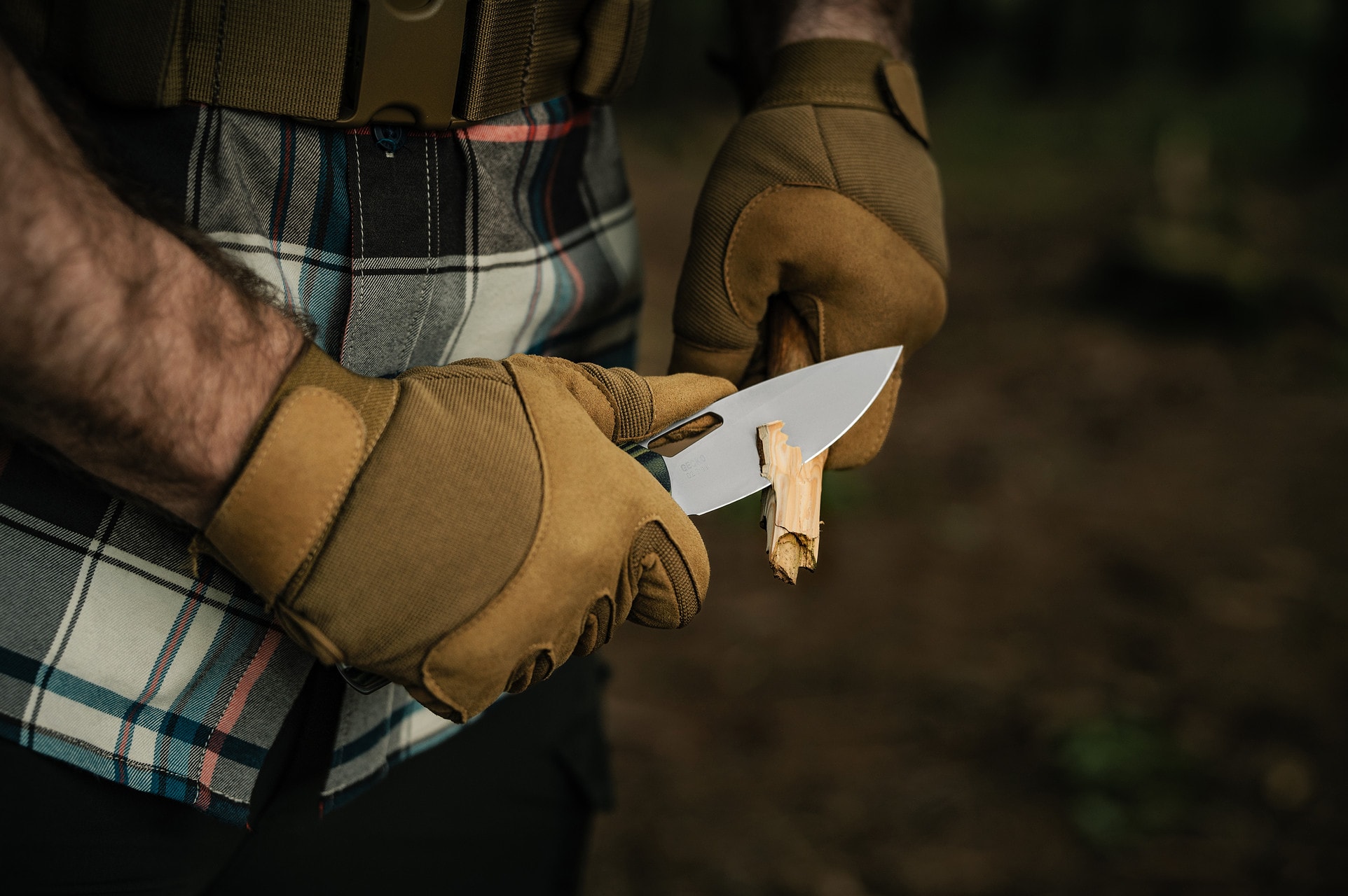 Badger Outdoor D2 Gecko Folding Knife