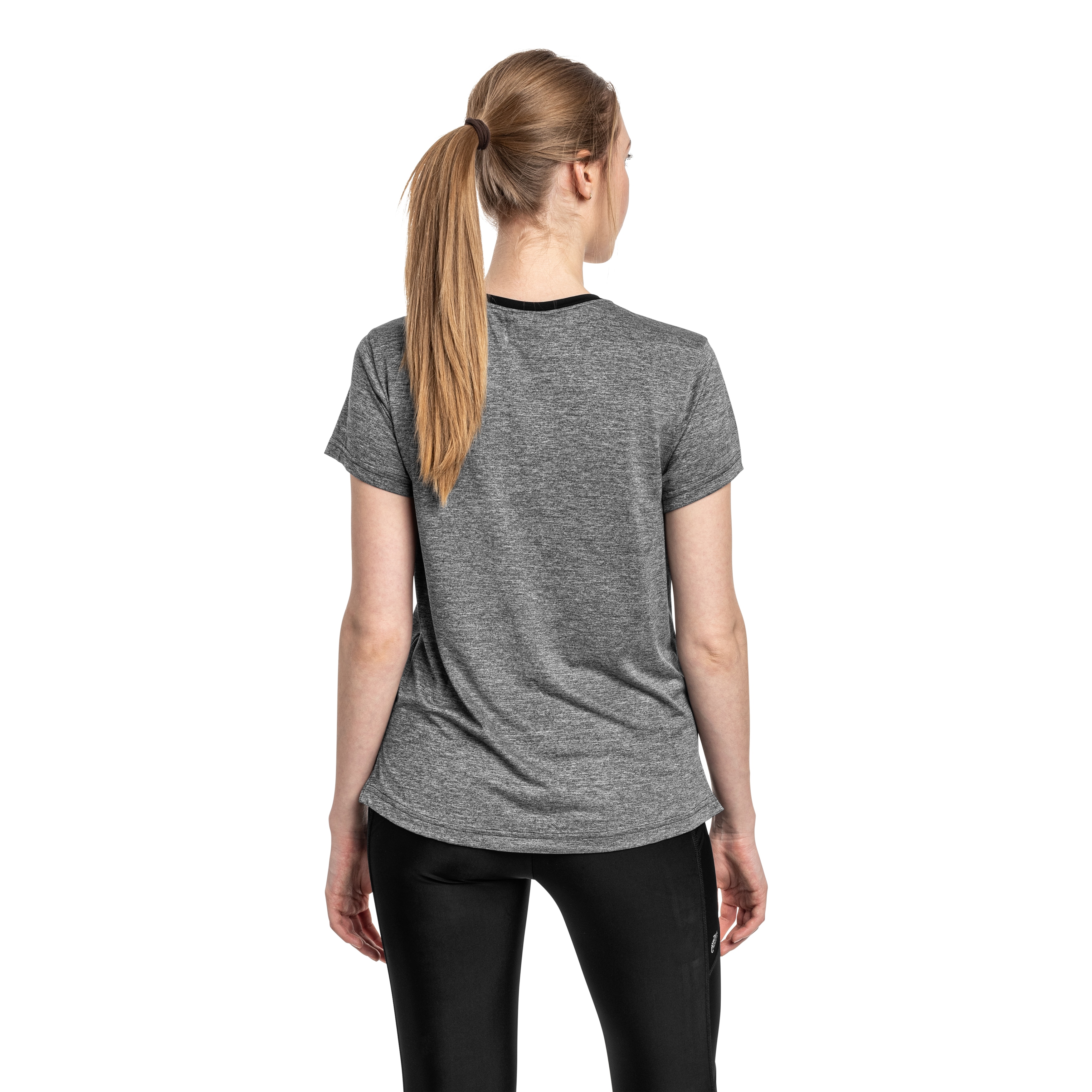 Koszulka T-shirt damska Columbia Bluevista Hill Short Sleeve Crew - Black Heather