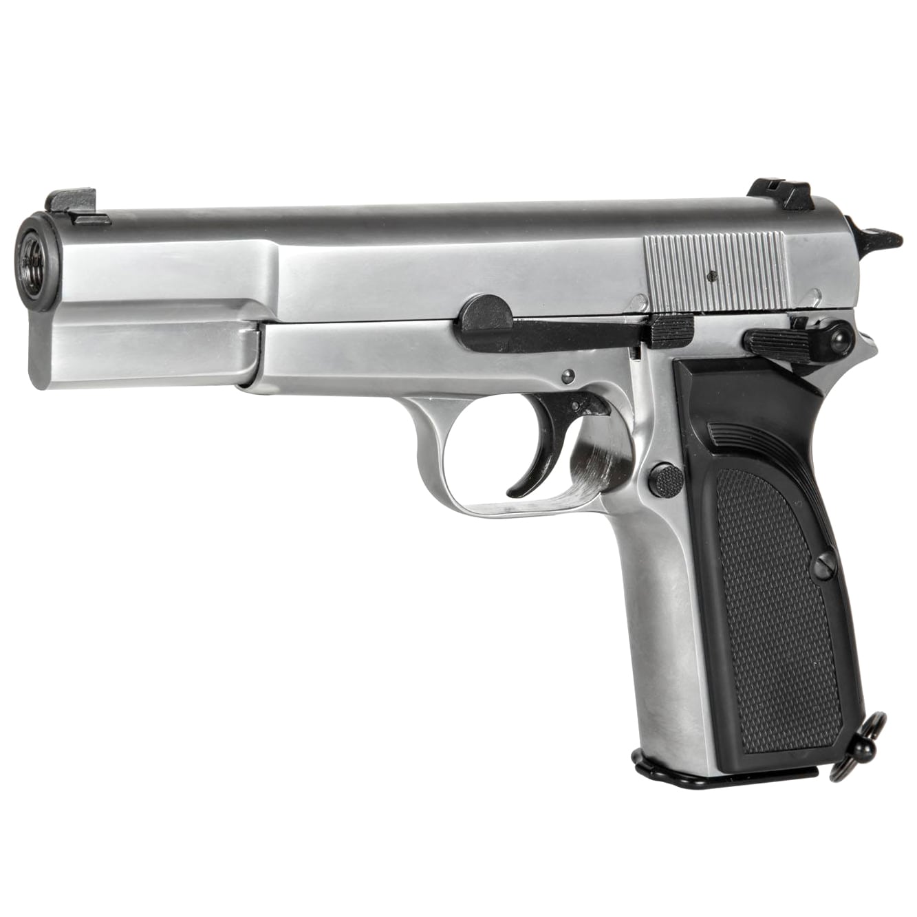 Pistolet GBB WE Browning Hi Power MK III - Srebrny 