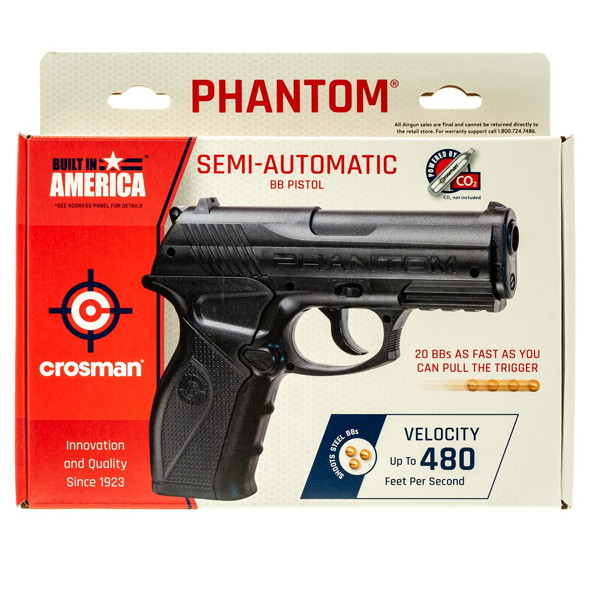 Wiatrówka Crosman P10 Phantom 4,5 mm